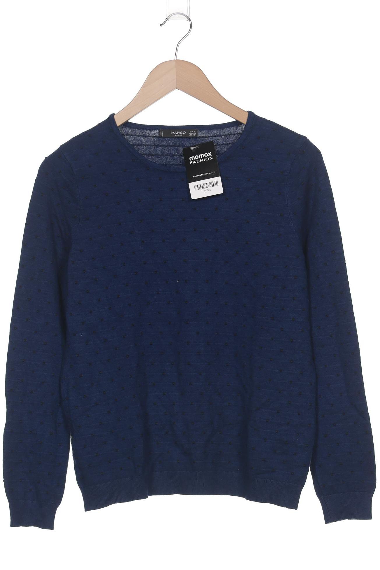 

Mango Damen Pullover, blau, Gr. 36