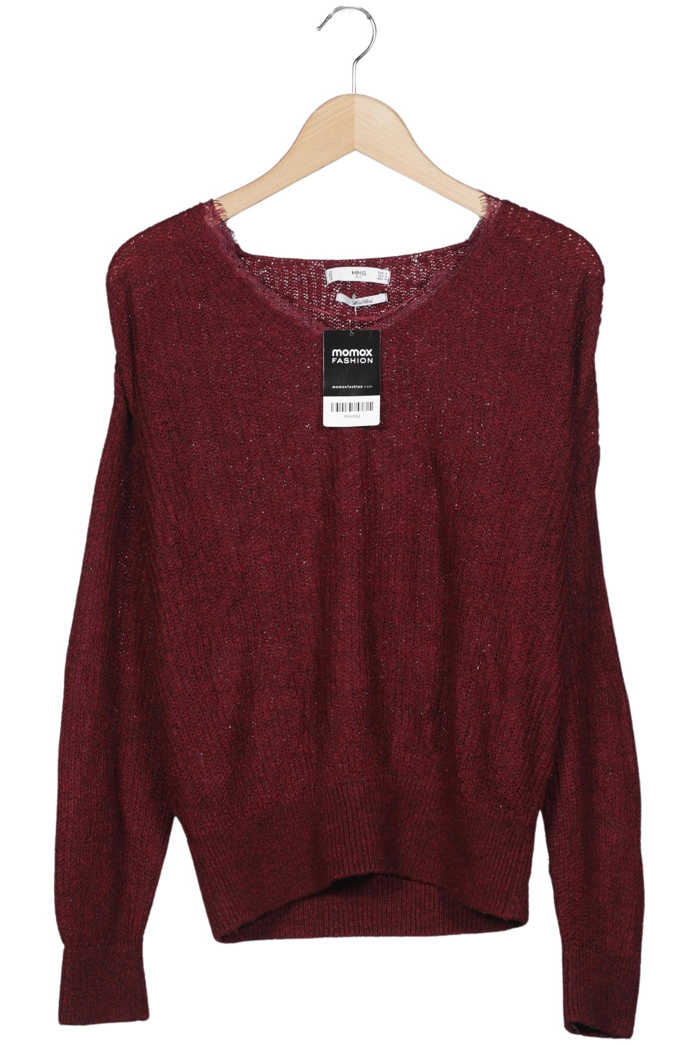 

Mango Damen Pullover, bordeaux, Gr. 36