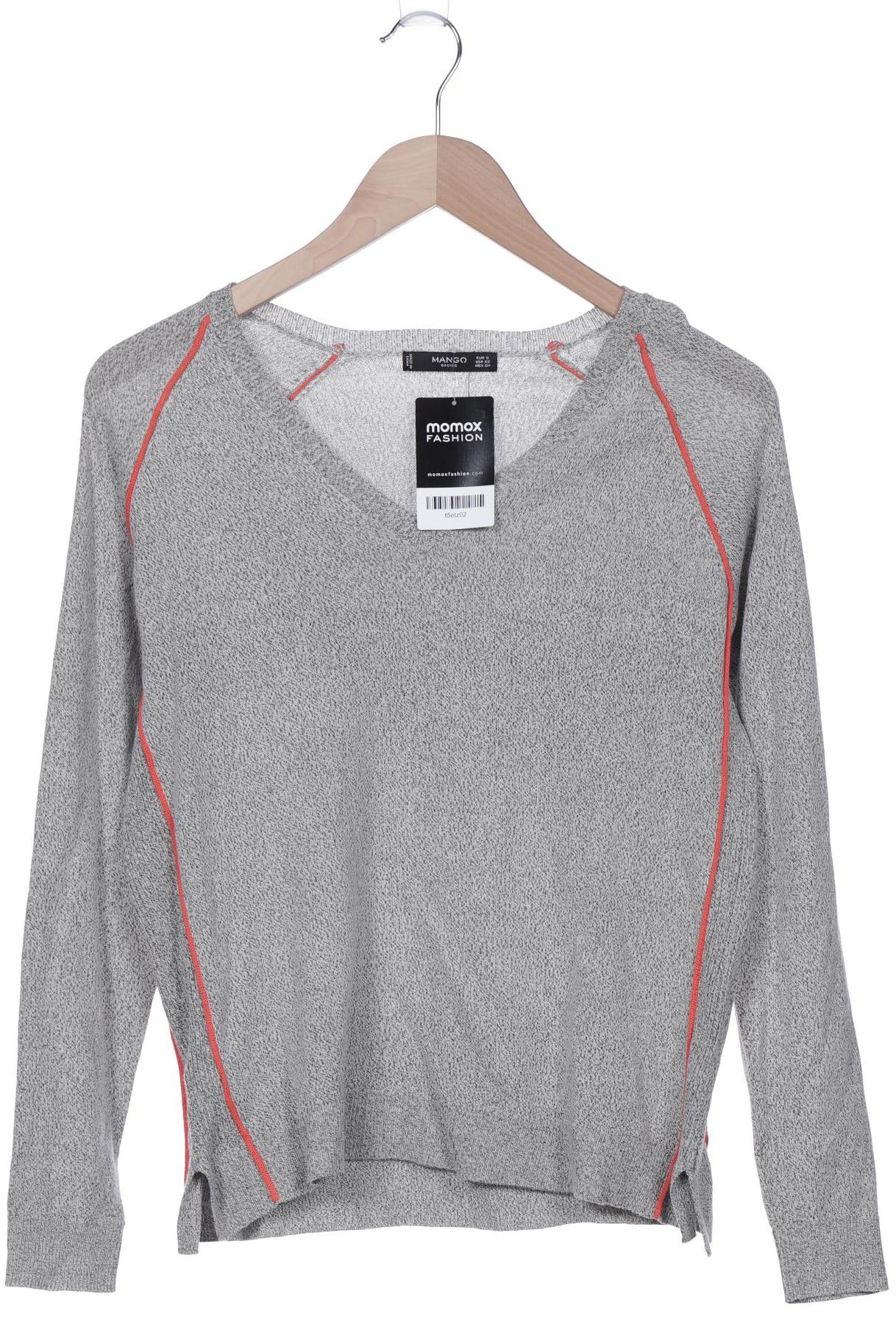 

Mango Damen Pullover, grau, Gr. 36