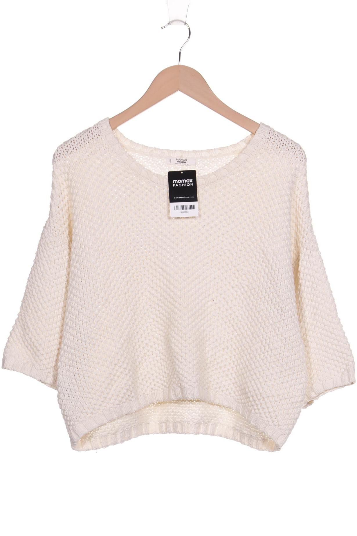 

Mango Damen Pullover, cremeweiß, Gr. 36