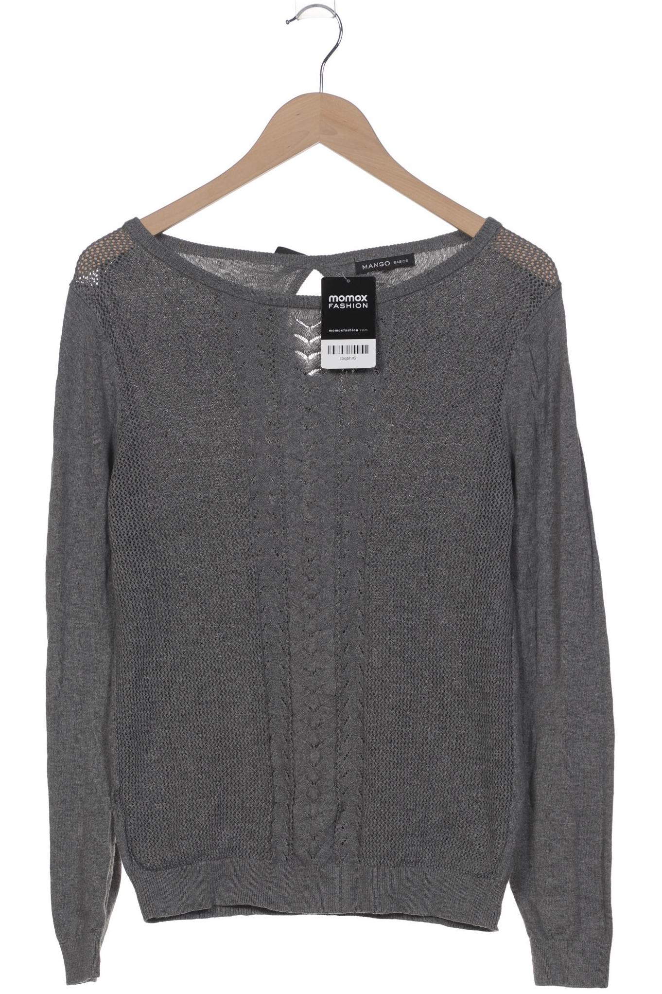 

Mango Damen Pullover, grau, Gr. 36