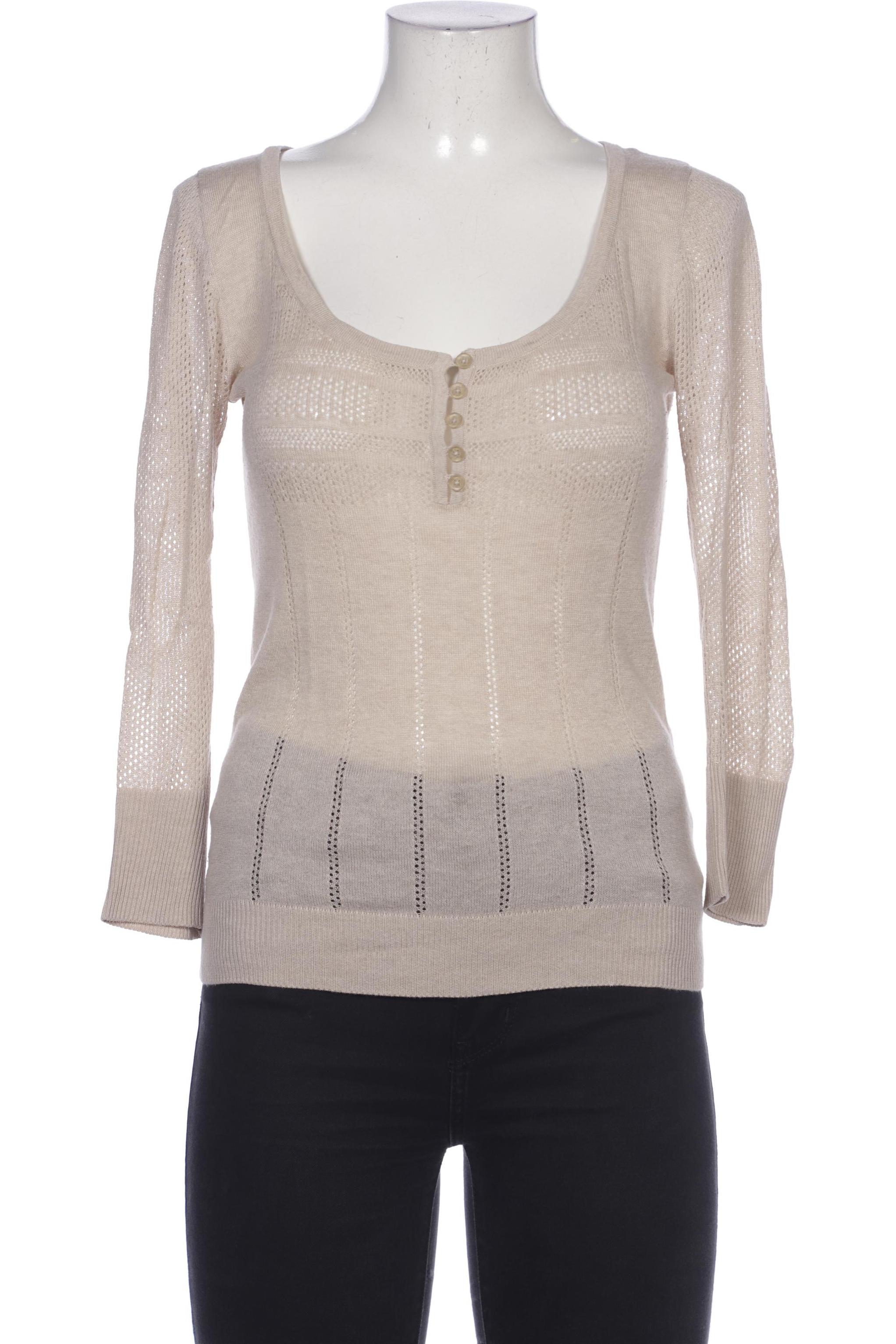

Mango Damen Pullover, beige, Gr. 38
