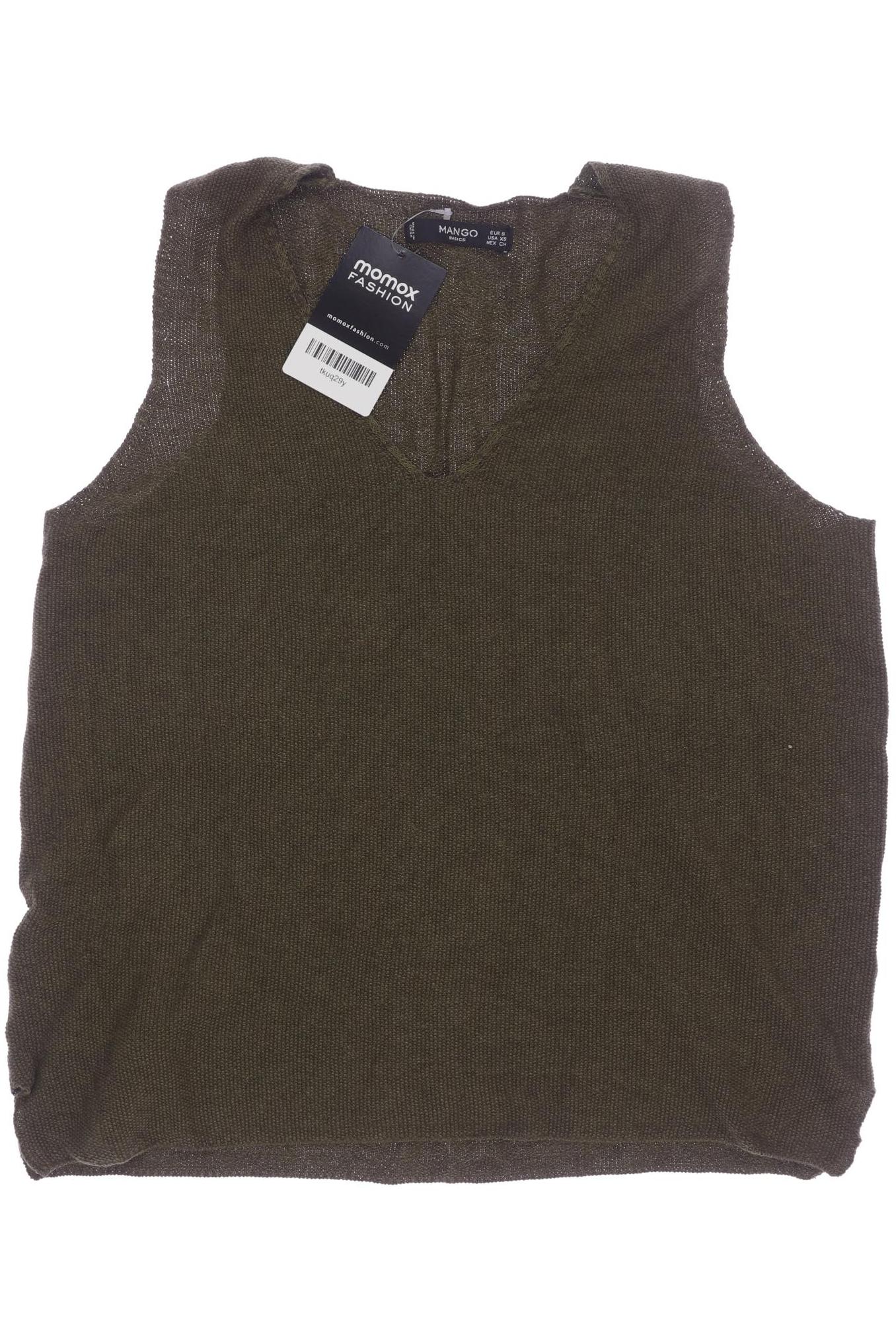 

Mango Damen Pullover, grün, Gr. 36