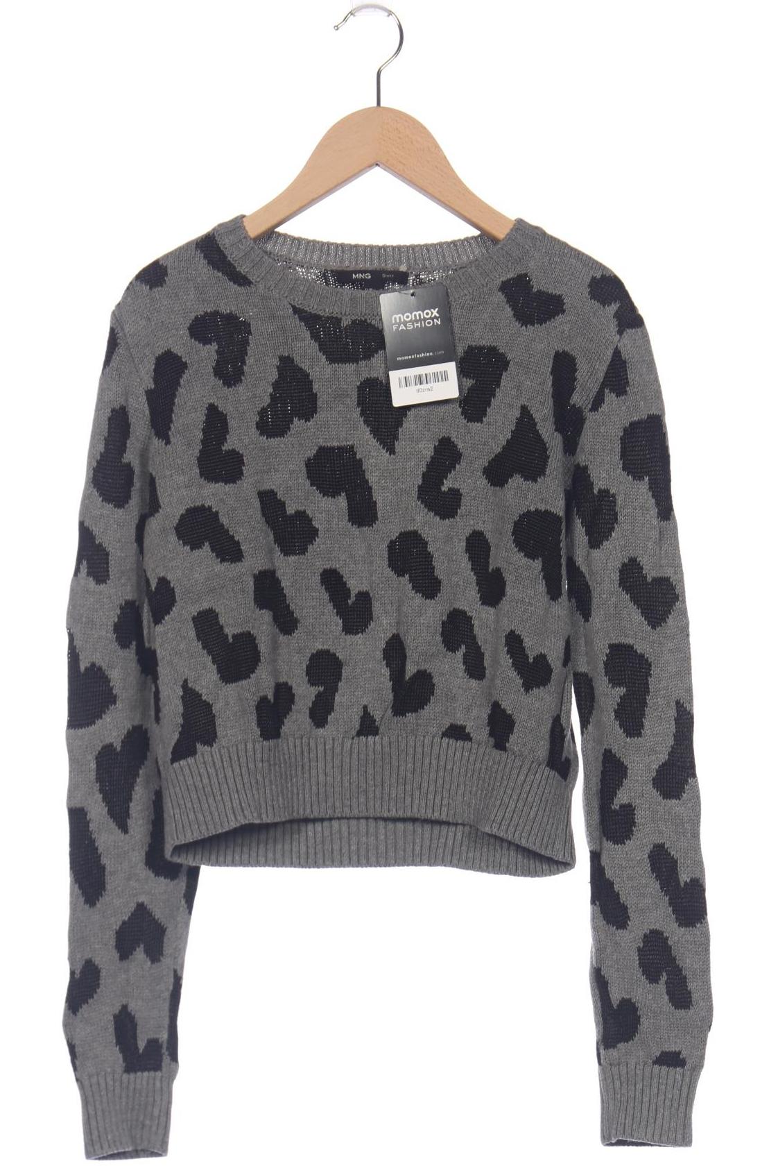 

Mango Damen Pullover, grau, Gr. 36