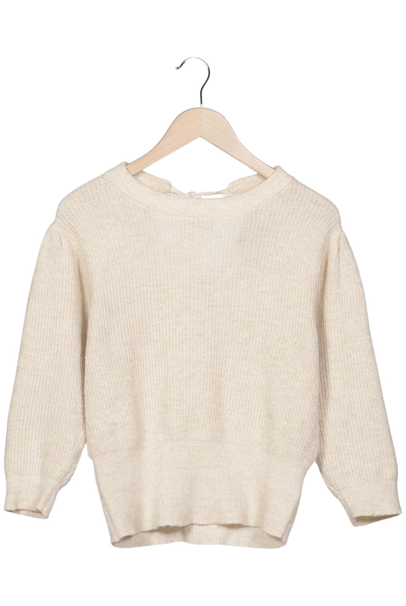 

Mango Damen Pullover, beige, Gr. 38