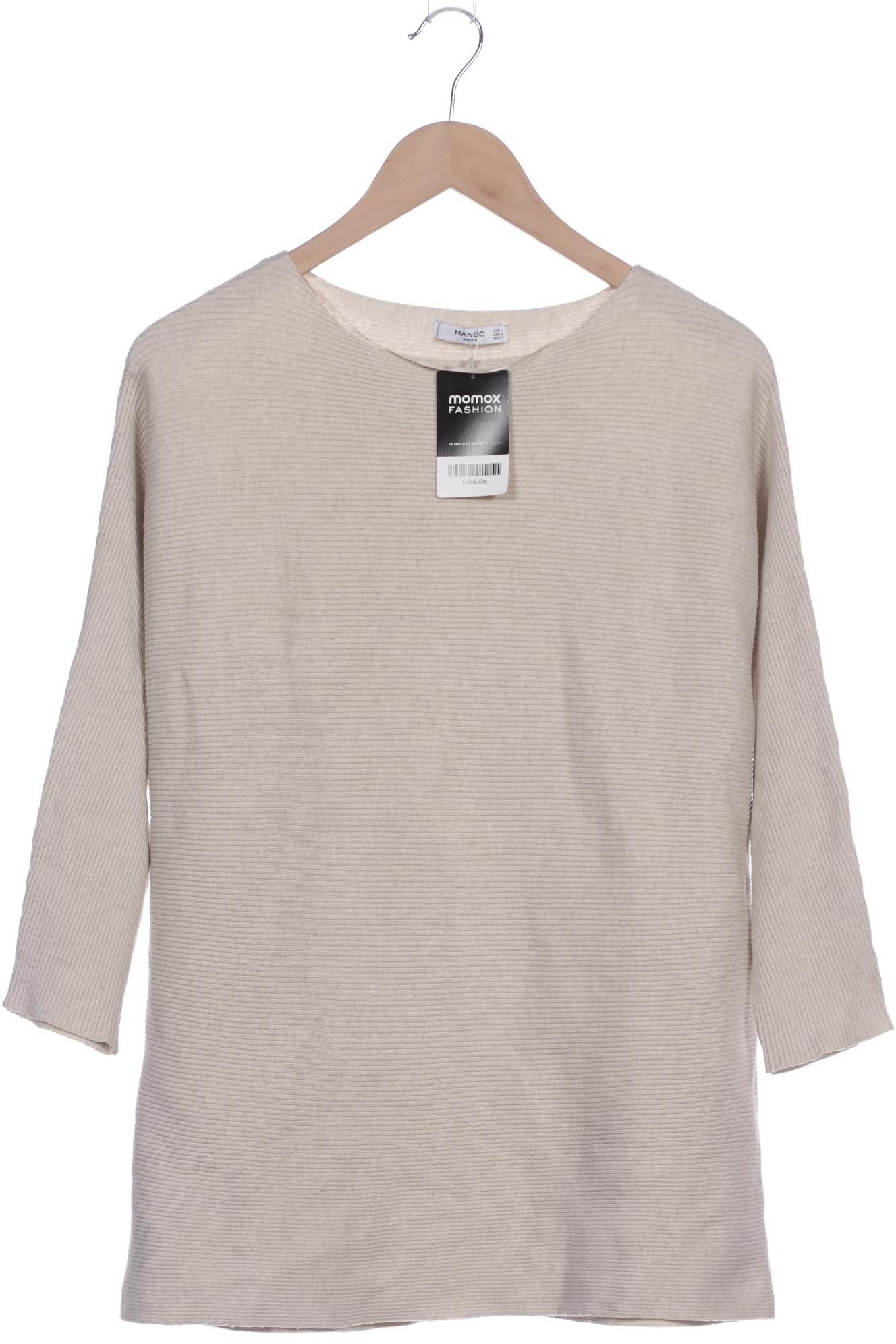 

Mango Damen Pullover, beige, Gr. 42