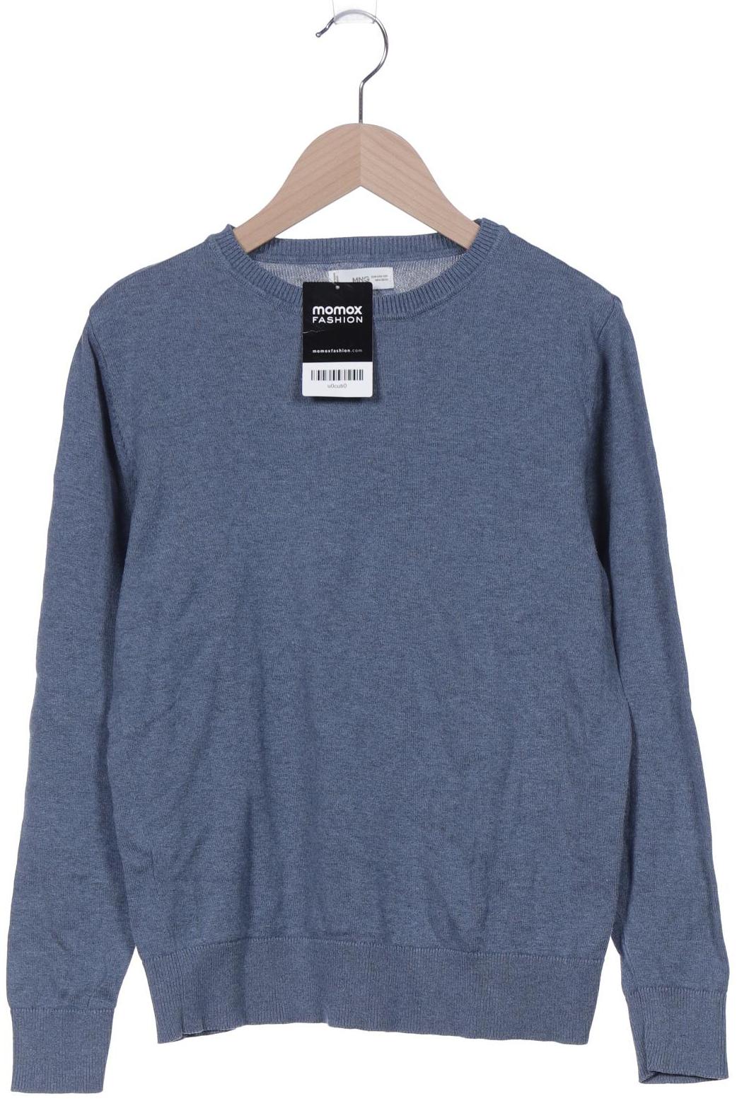 

Mango Damen Pullover, blau, Gr. 32