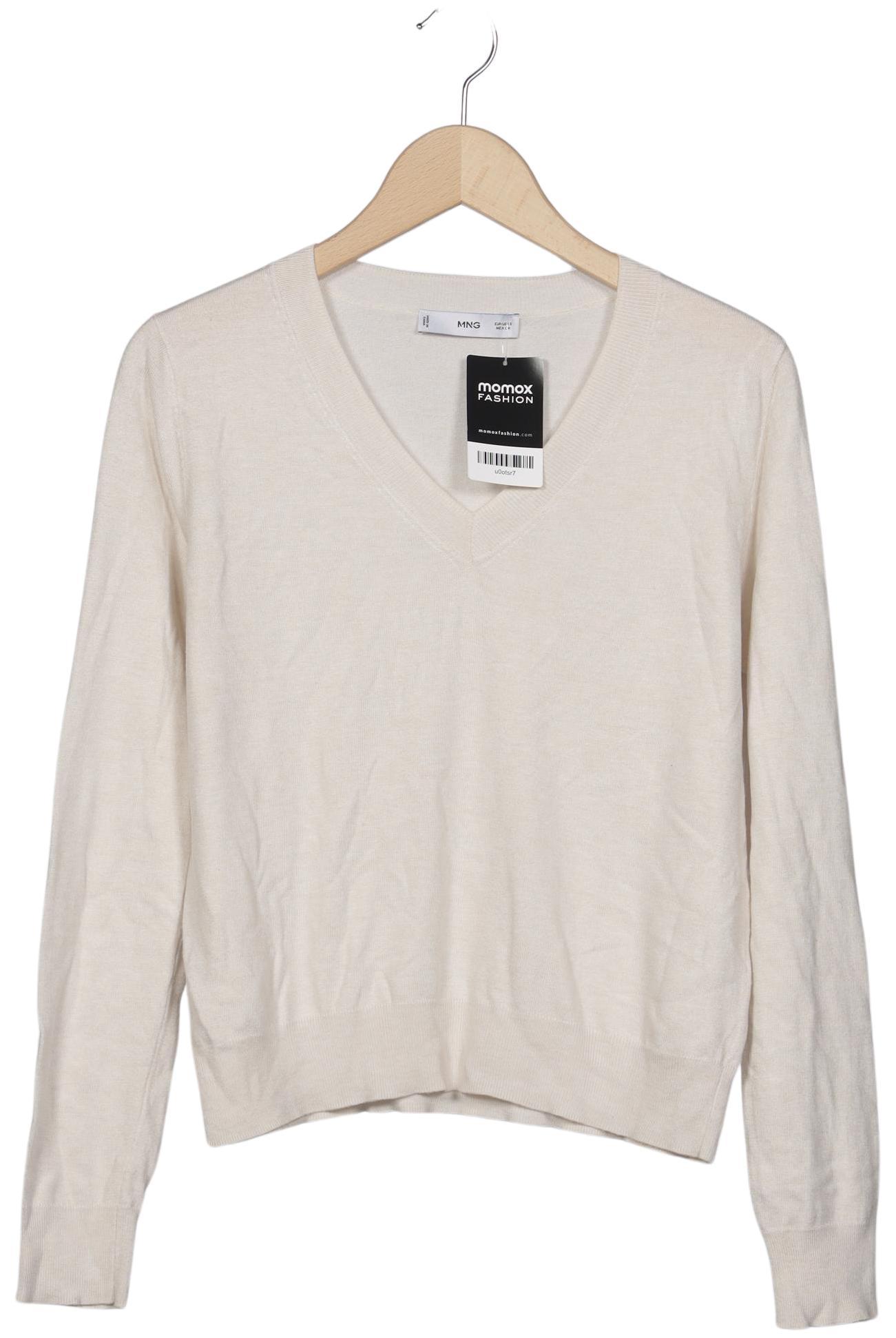 

Mango Damen Pullover, beige, Gr. 36
