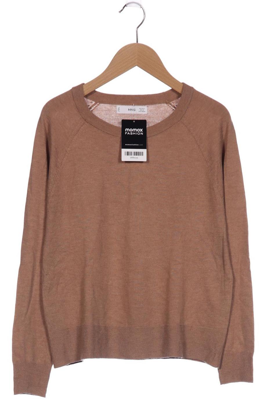 

Mango Damen Pullover, beige, Gr. 36