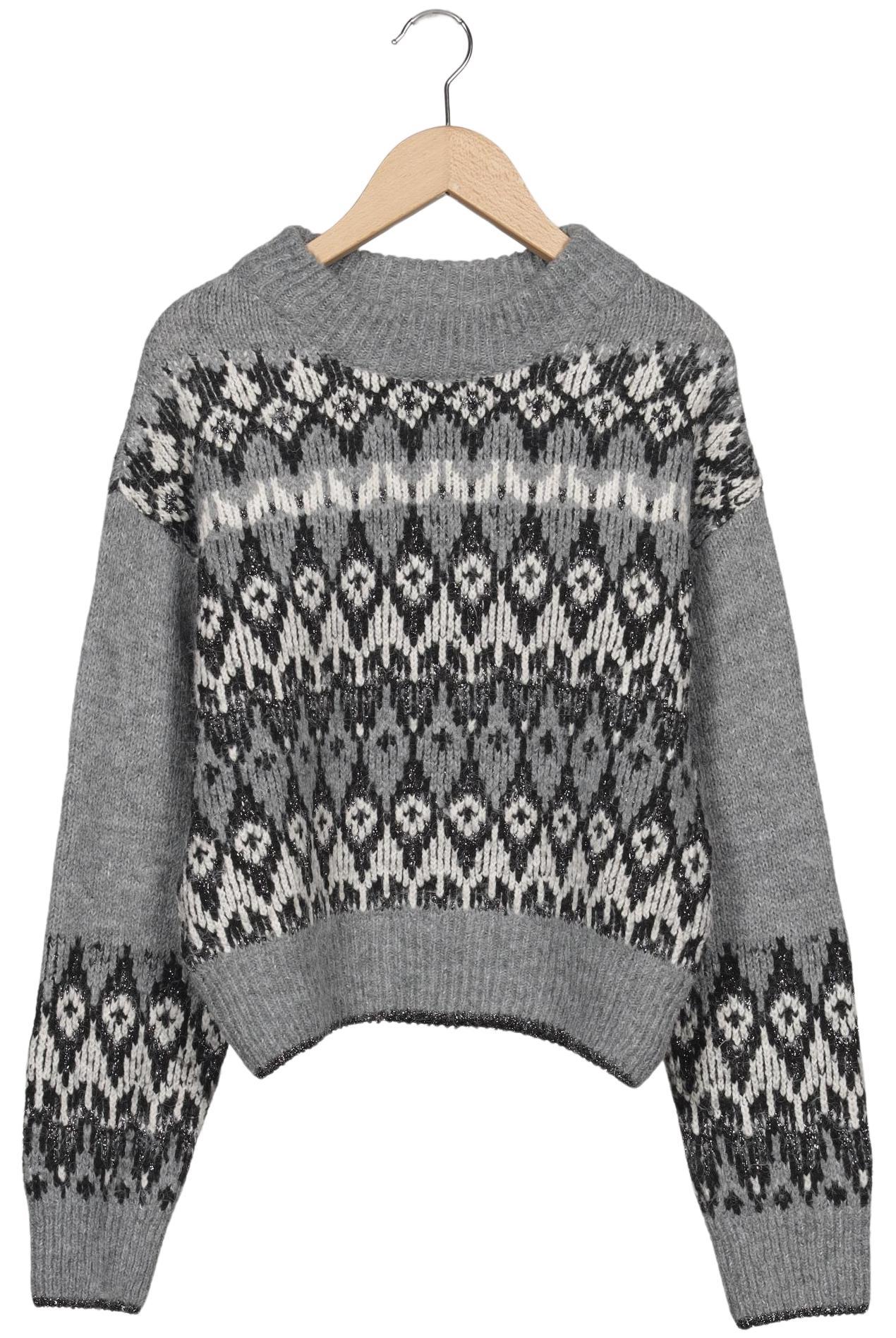 

Mango Damen Pullover, grau, Gr. 36