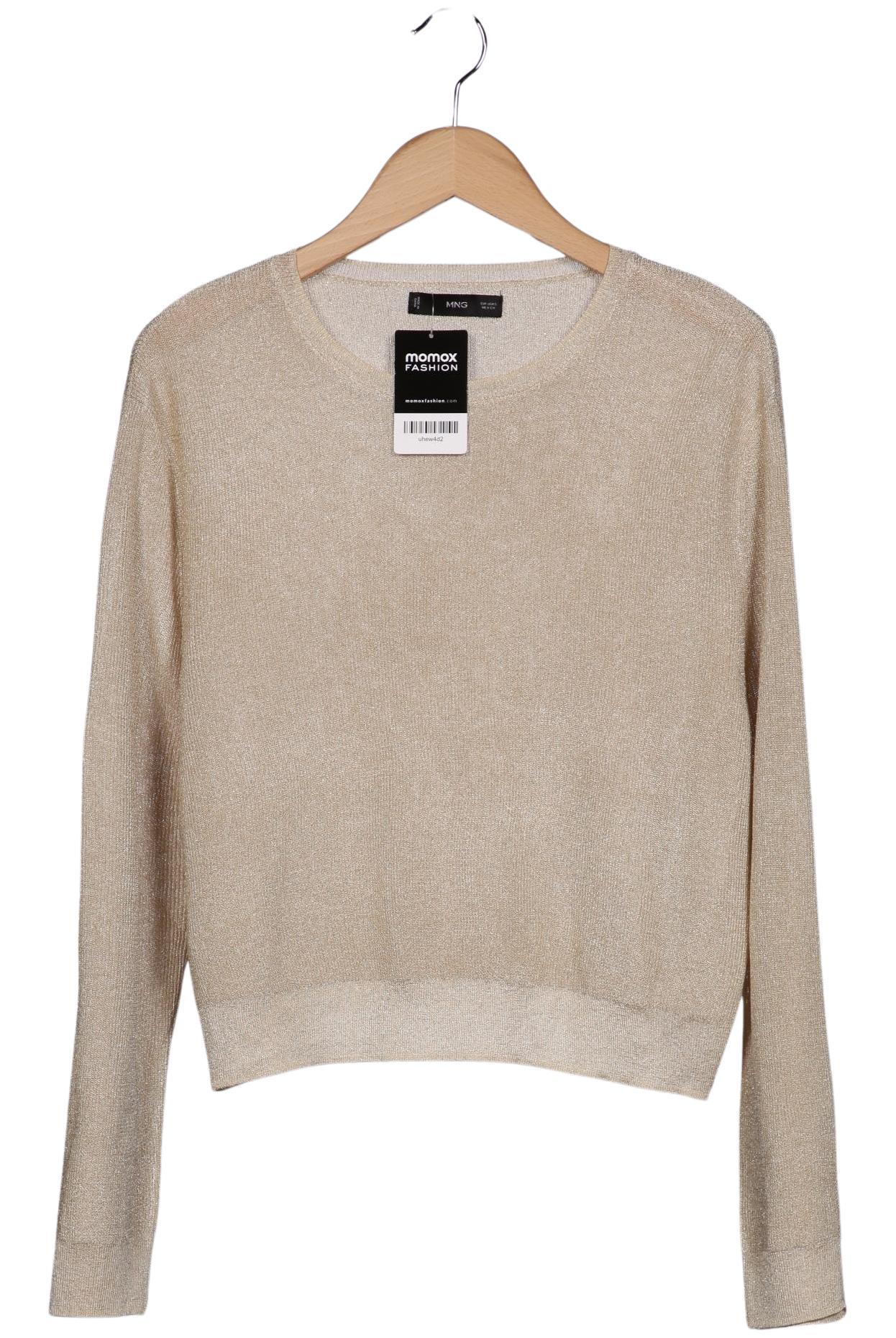 

Mango Damen Pullover, beige, Gr. 36