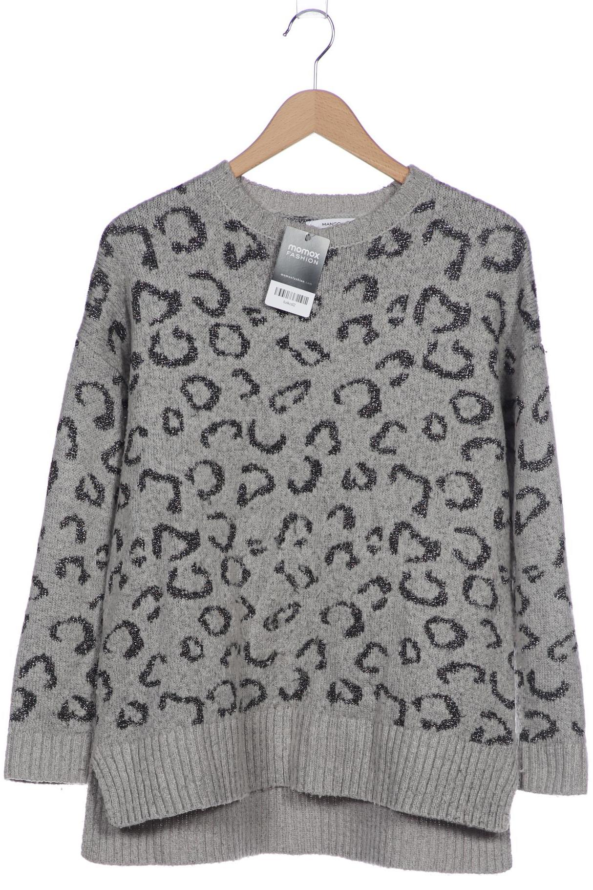 

Mango Damen Pullover, grau, Gr. 36