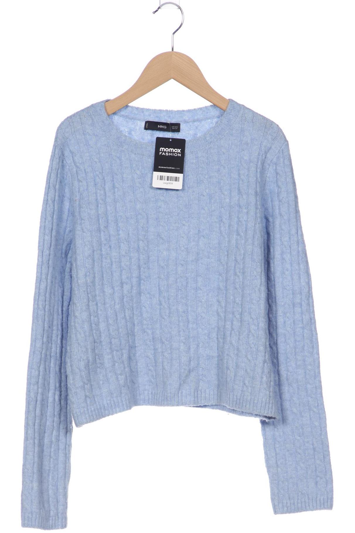 

Mango Damen Pullover, blau, Gr. 36