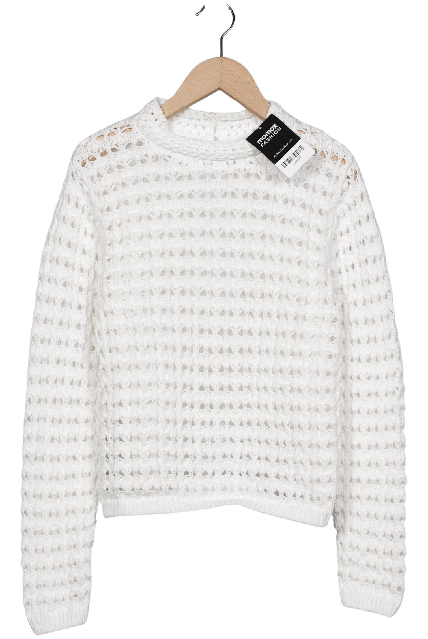 

Mango Damen Pullover, weiß, Gr. 36