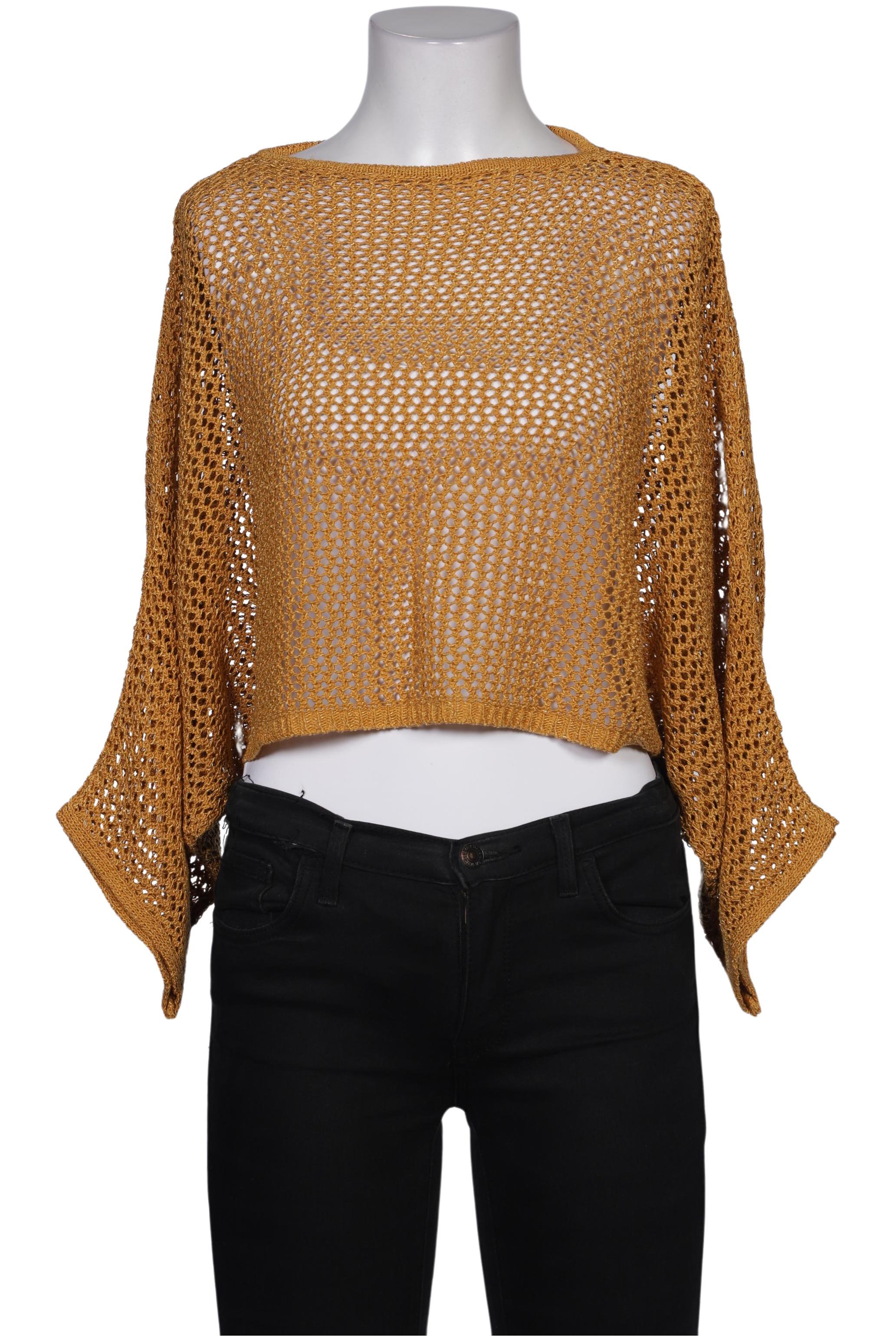 

Mango Damen Pullover, gelb, Gr. 34