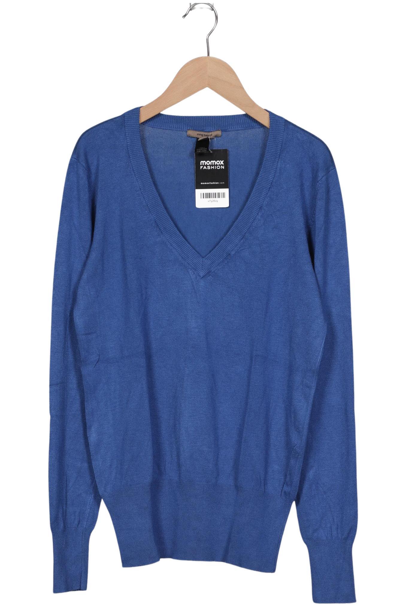

Mango Damen Pullover, blau, Gr. 42