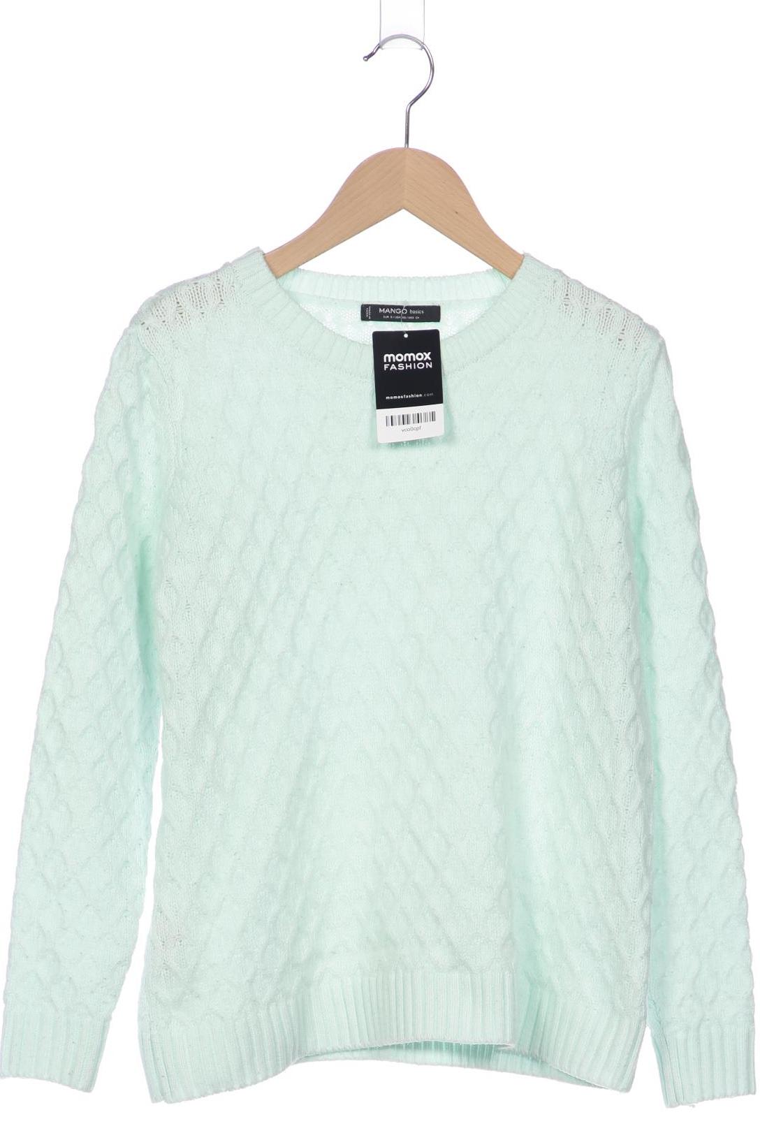 

Mango Damen Pullover, türkis, Gr. 36