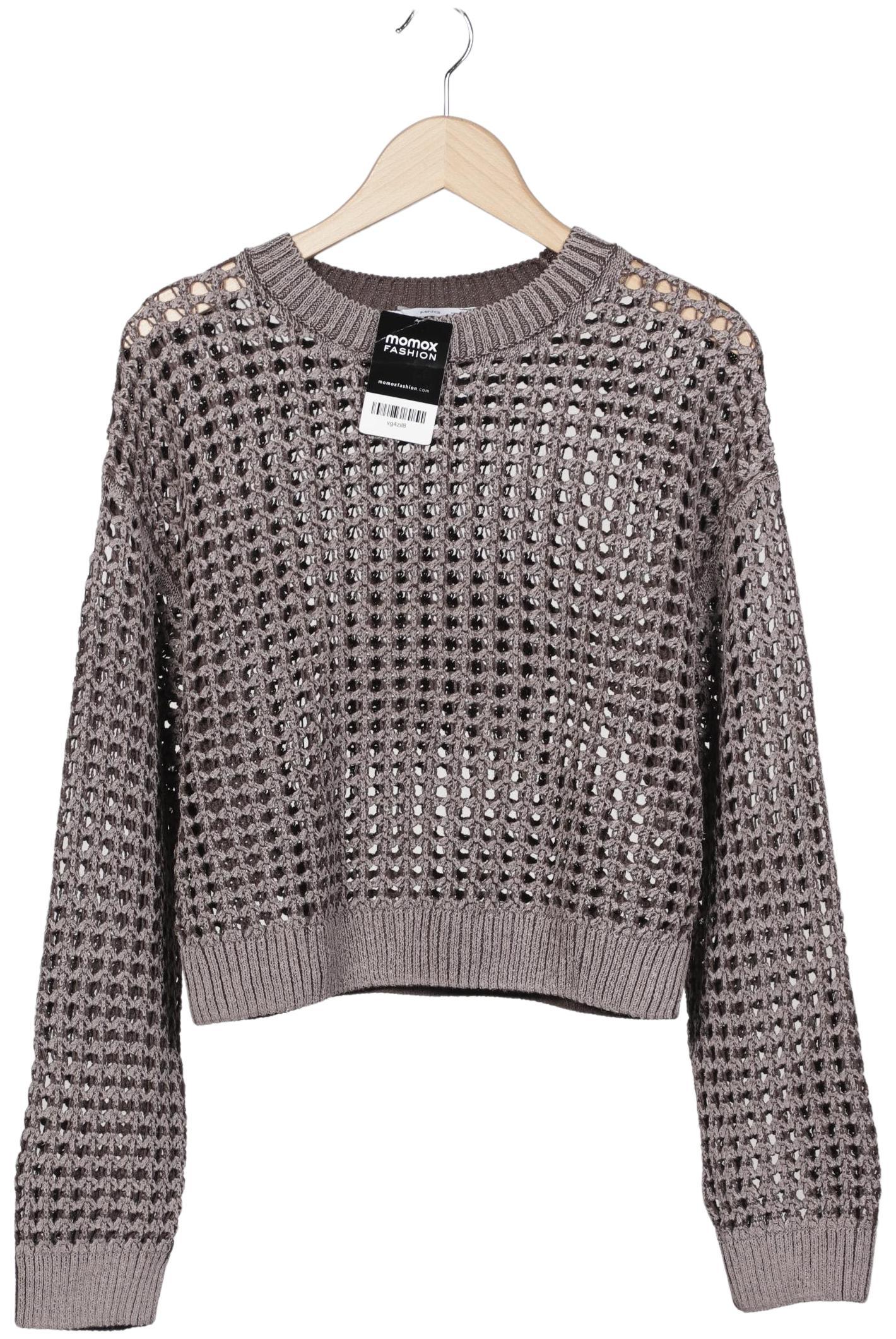 

Mango Damen Pullover, grau, Gr. 38