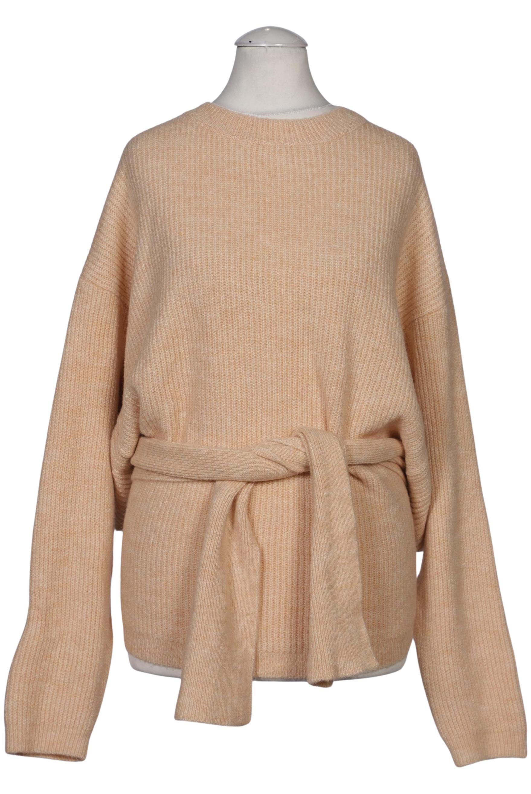 

Mango Damen Pullover, beige, Gr. 36