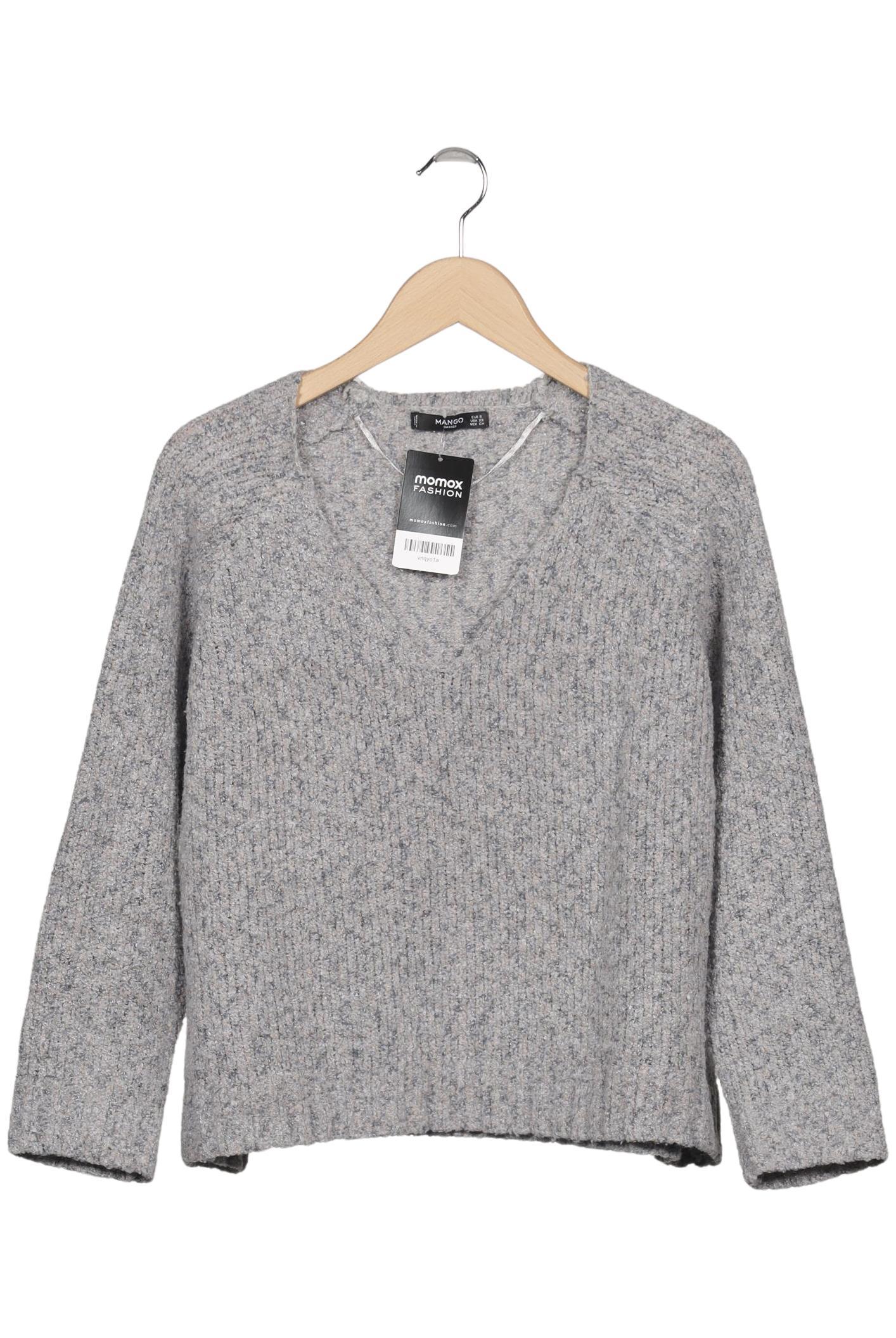 

Mango Damen Pullover, grau, Gr. 36