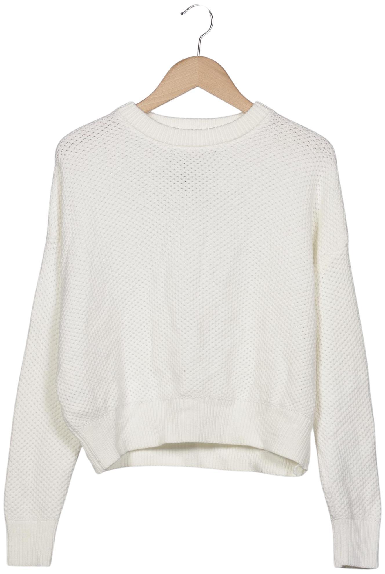 

Mango Damen Pullover, weiß, Gr. 36