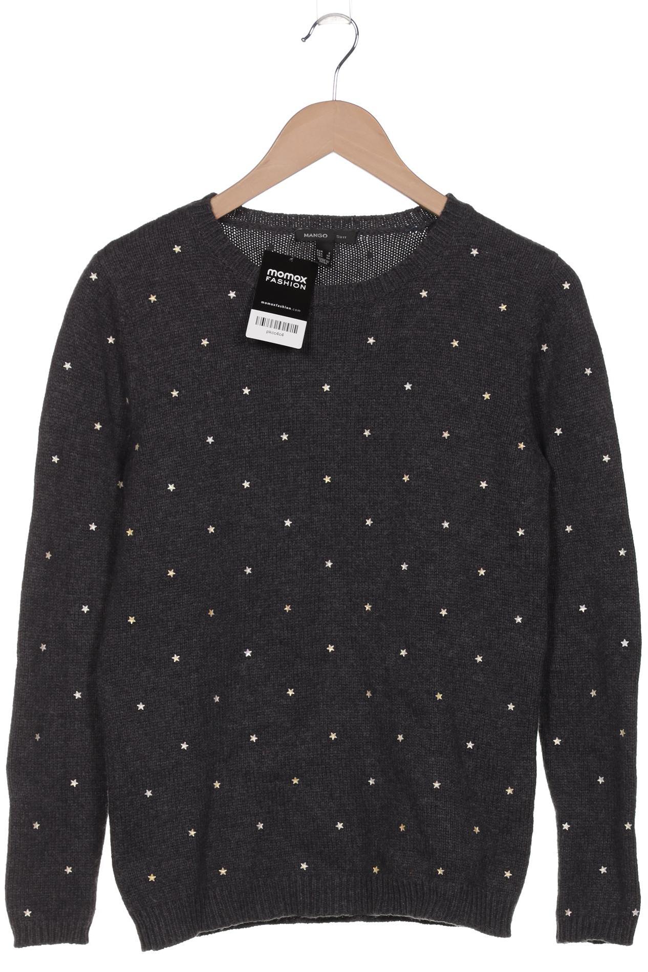 

Mango Damen Pullover, grau, Gr. 36