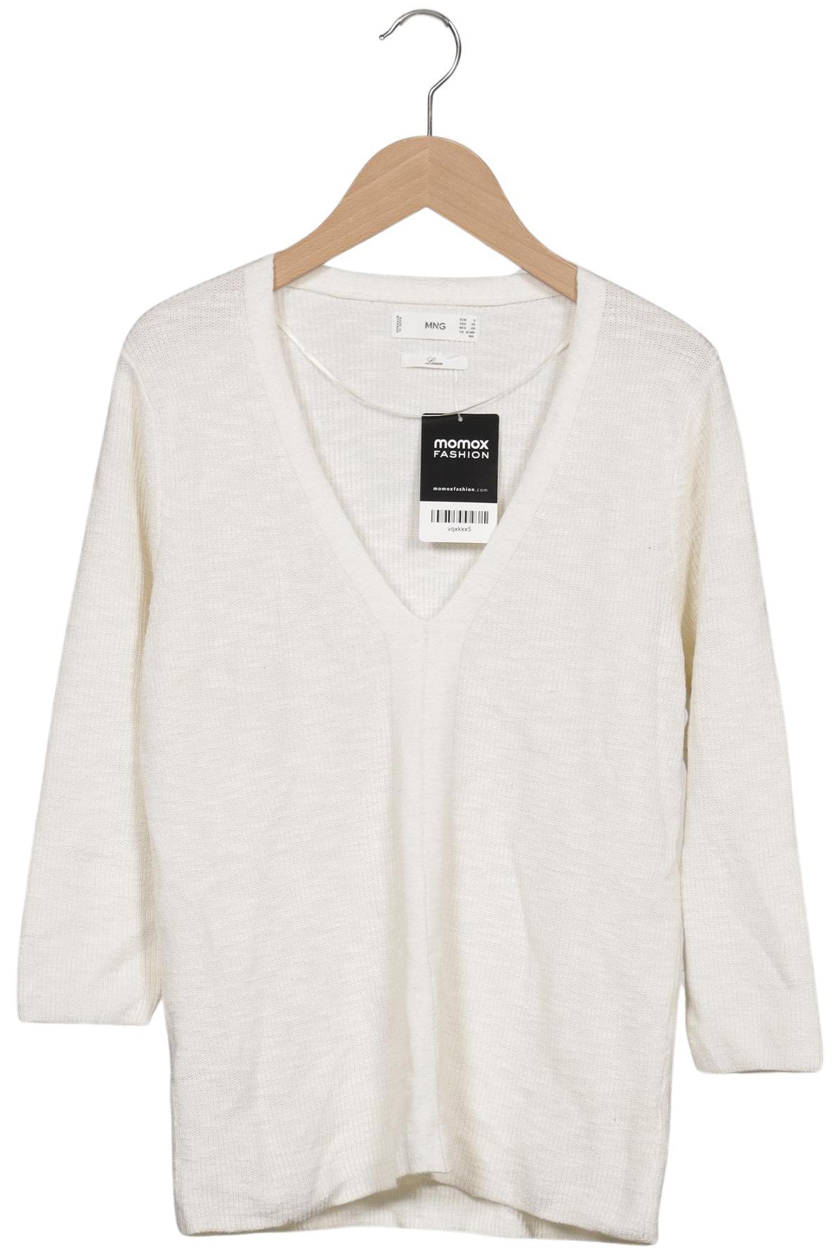 

Mango Damen Pullover, cremeweiß, Gr. 36