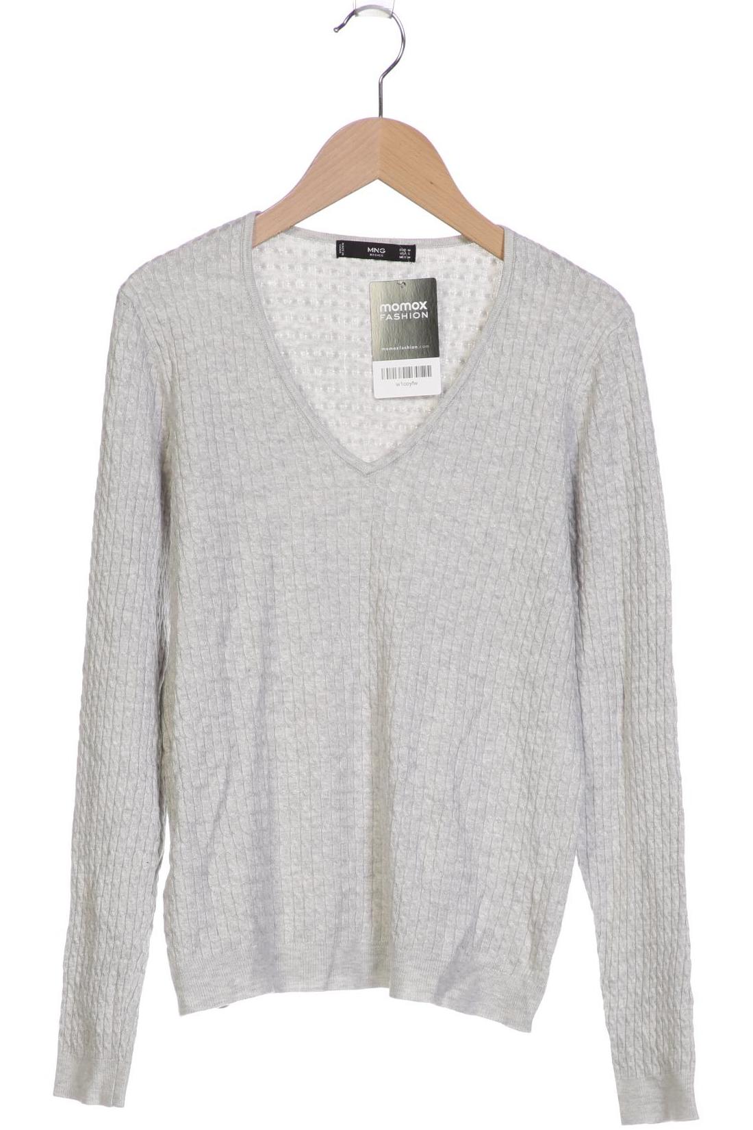 

Mango Damen Pullover, grau, Gr. 38