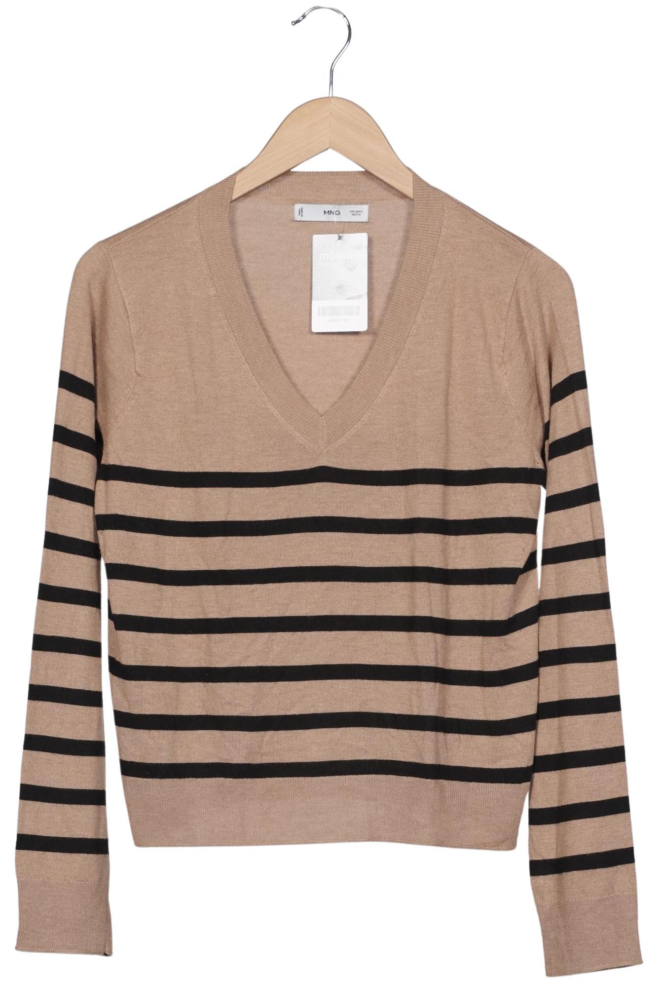 

Mango Damen Pullover, beige, Gr. 38