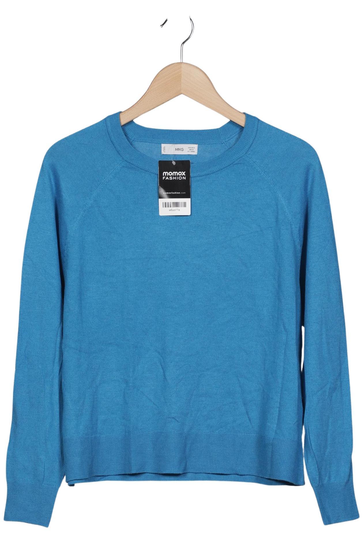 

Mango Damen Pullover, blau, Gr. 38