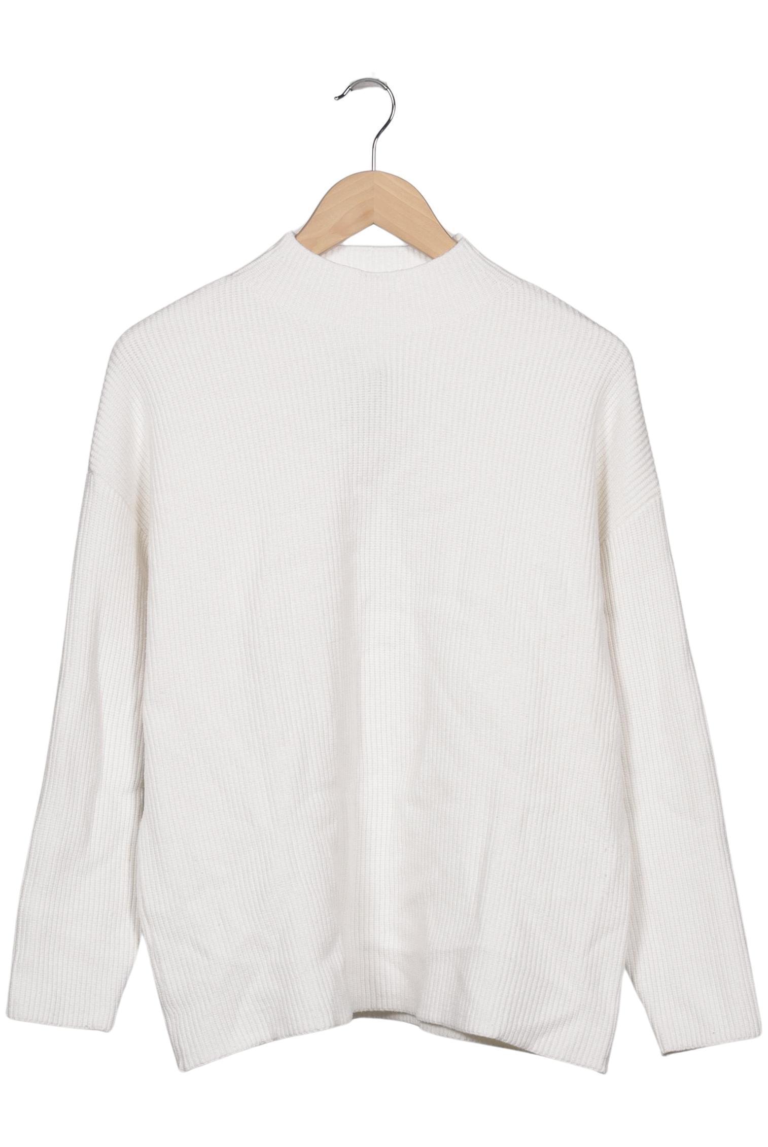 

Mango Damen Pullover, weiß, Gr. 42