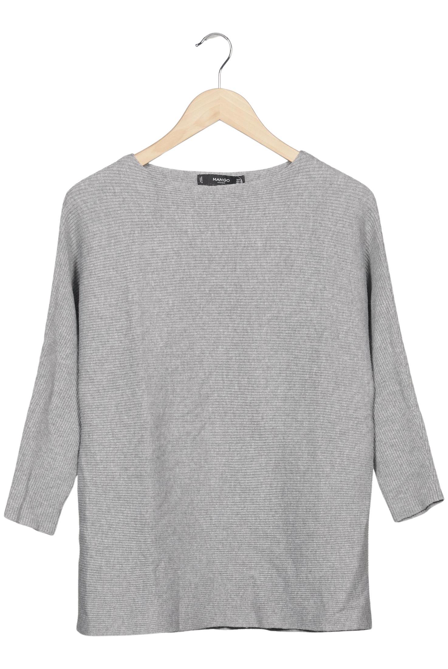 

Mango Damen Pullover, grau, Gr. 36