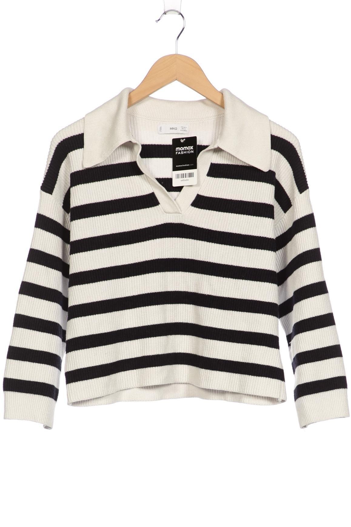

Mango Damen Pullover, weiß, Gr. 36