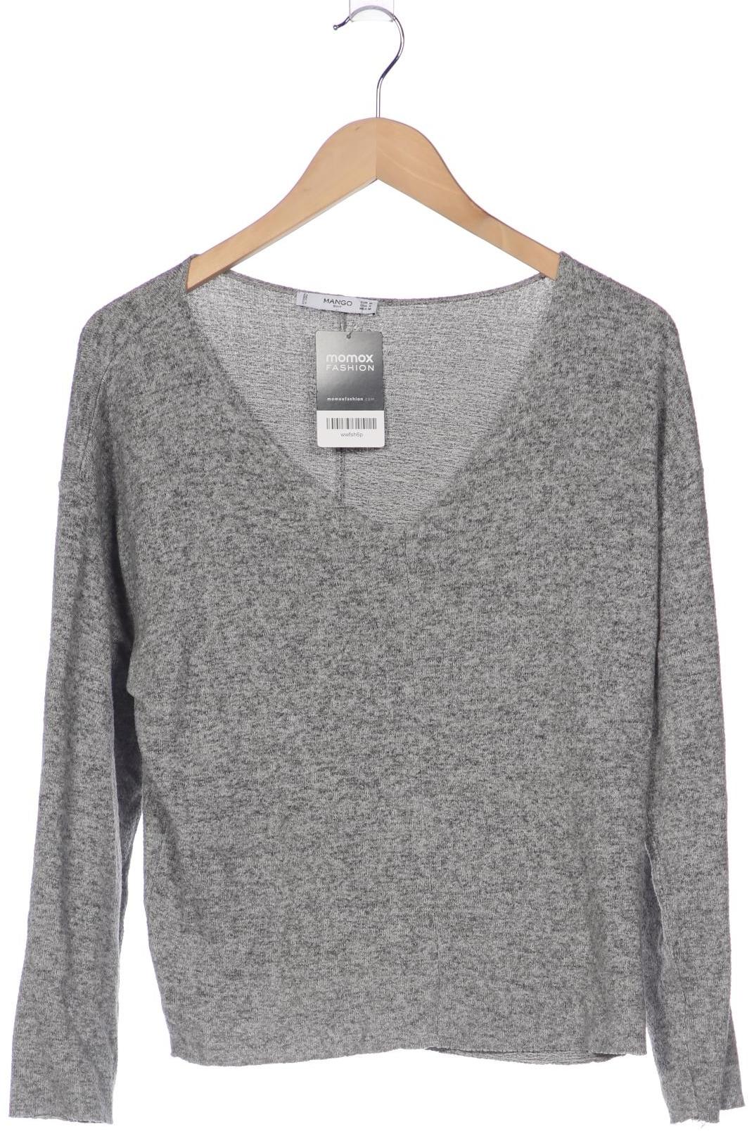 

Mango Damen Pullover, grau, Gr. 38