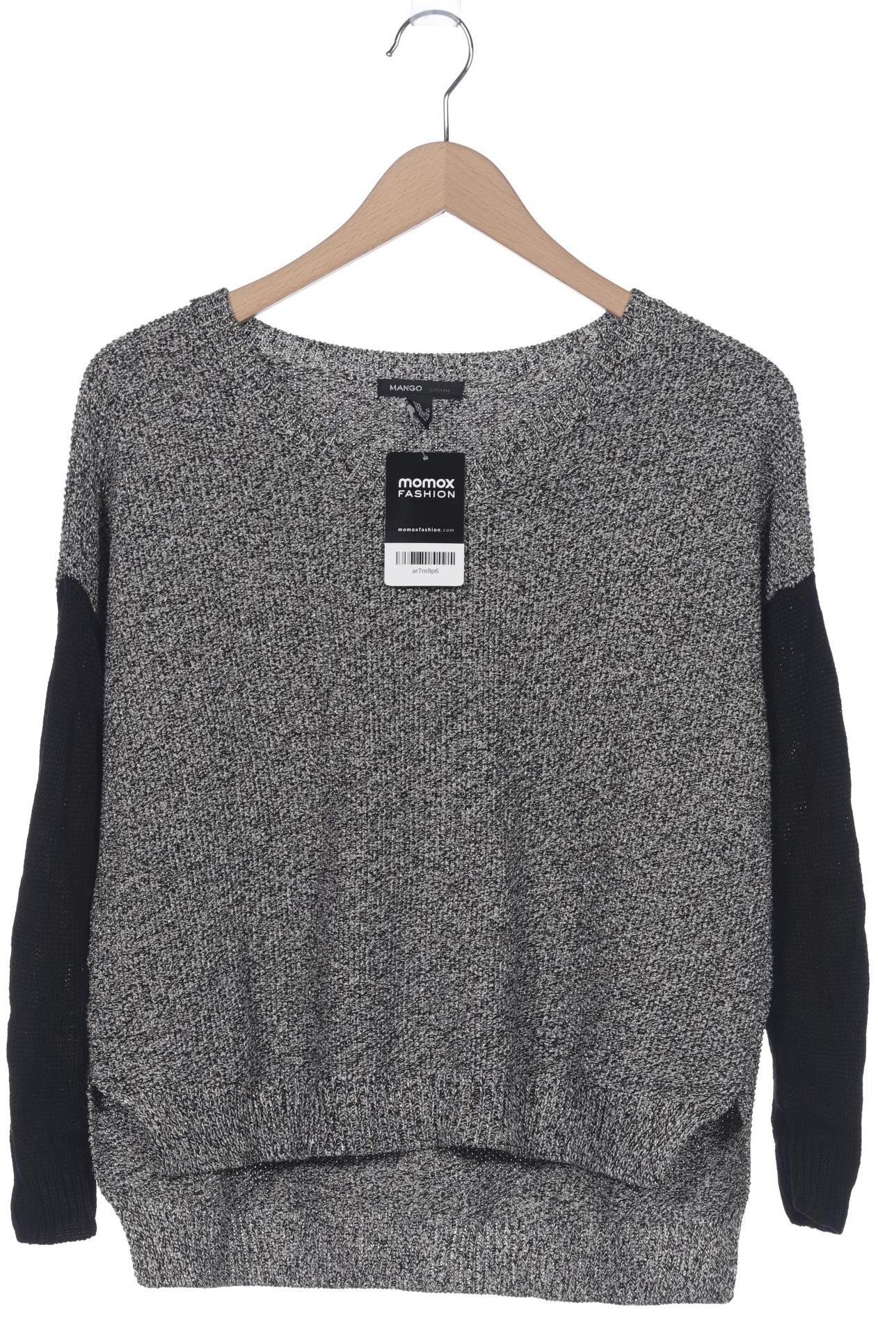 

Mango Damen Pullover, grau, Gr. 36