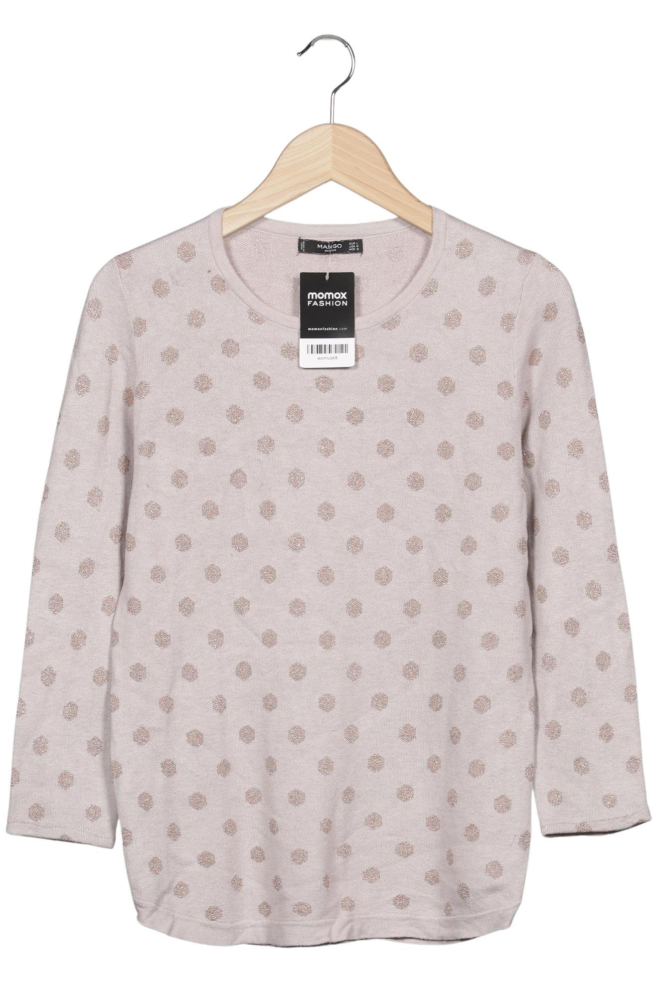 

Mango Damen Pullover, beige, Gr. 42