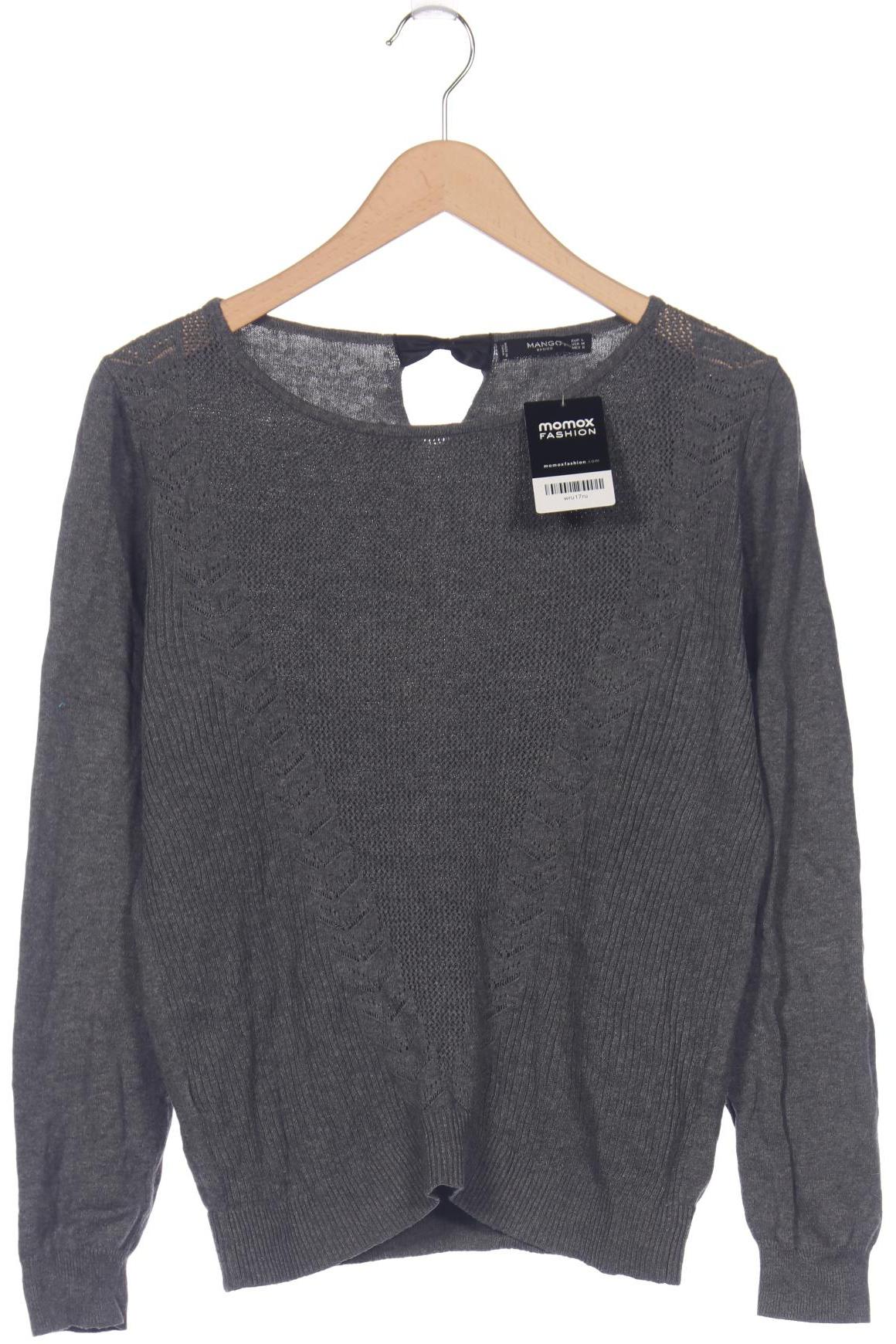 

Mango Damen Pullover, grau, Gr. 42