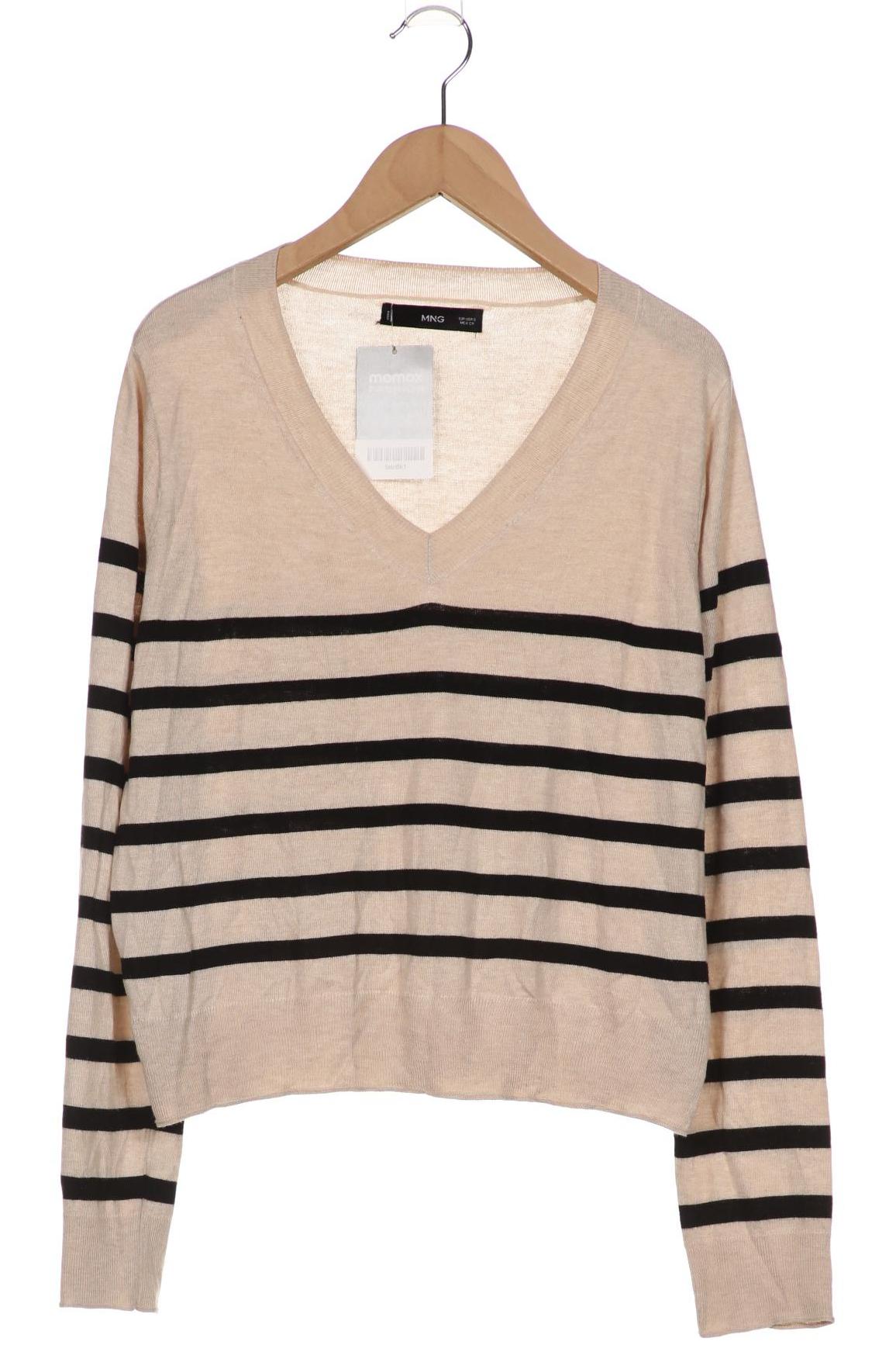 

Mango Damen Pullover, beige, Gr. 36