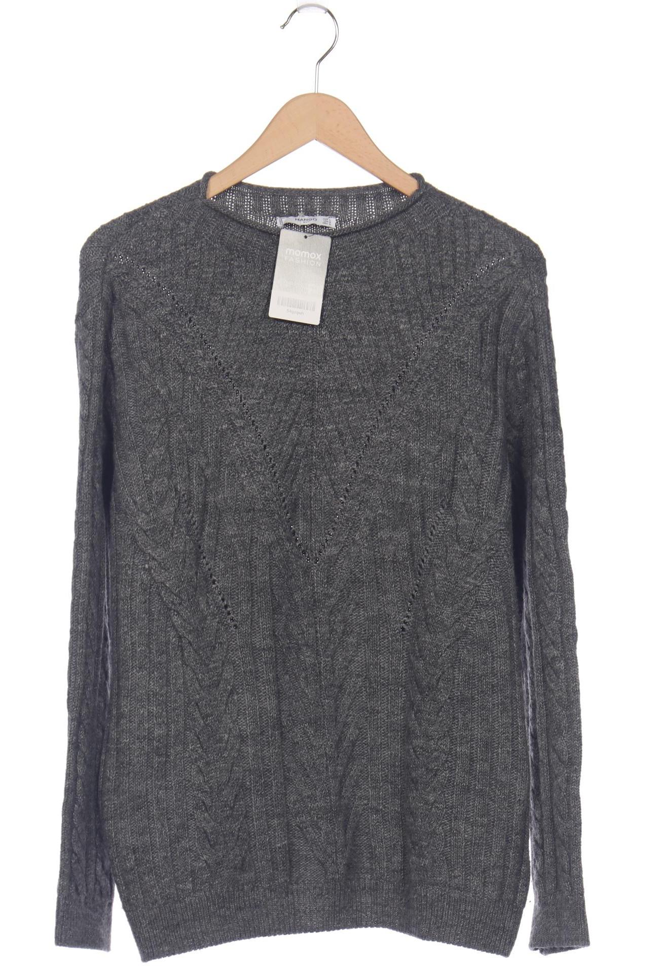 

Mango Damen Pullover, grau, Gr. 42