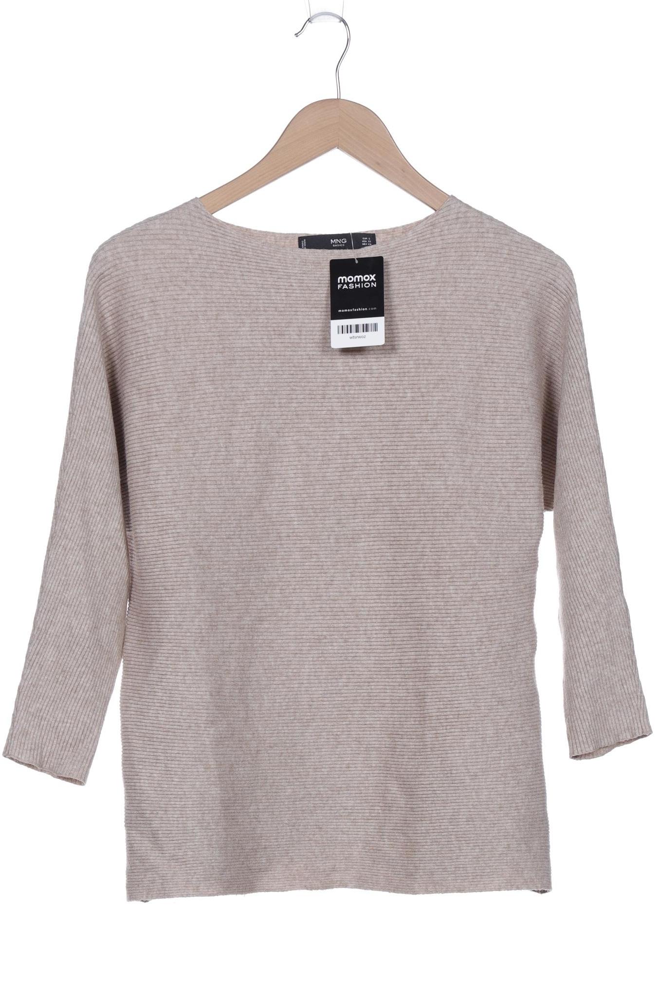 

Mango Damen Pullover, beige, Gr. 36