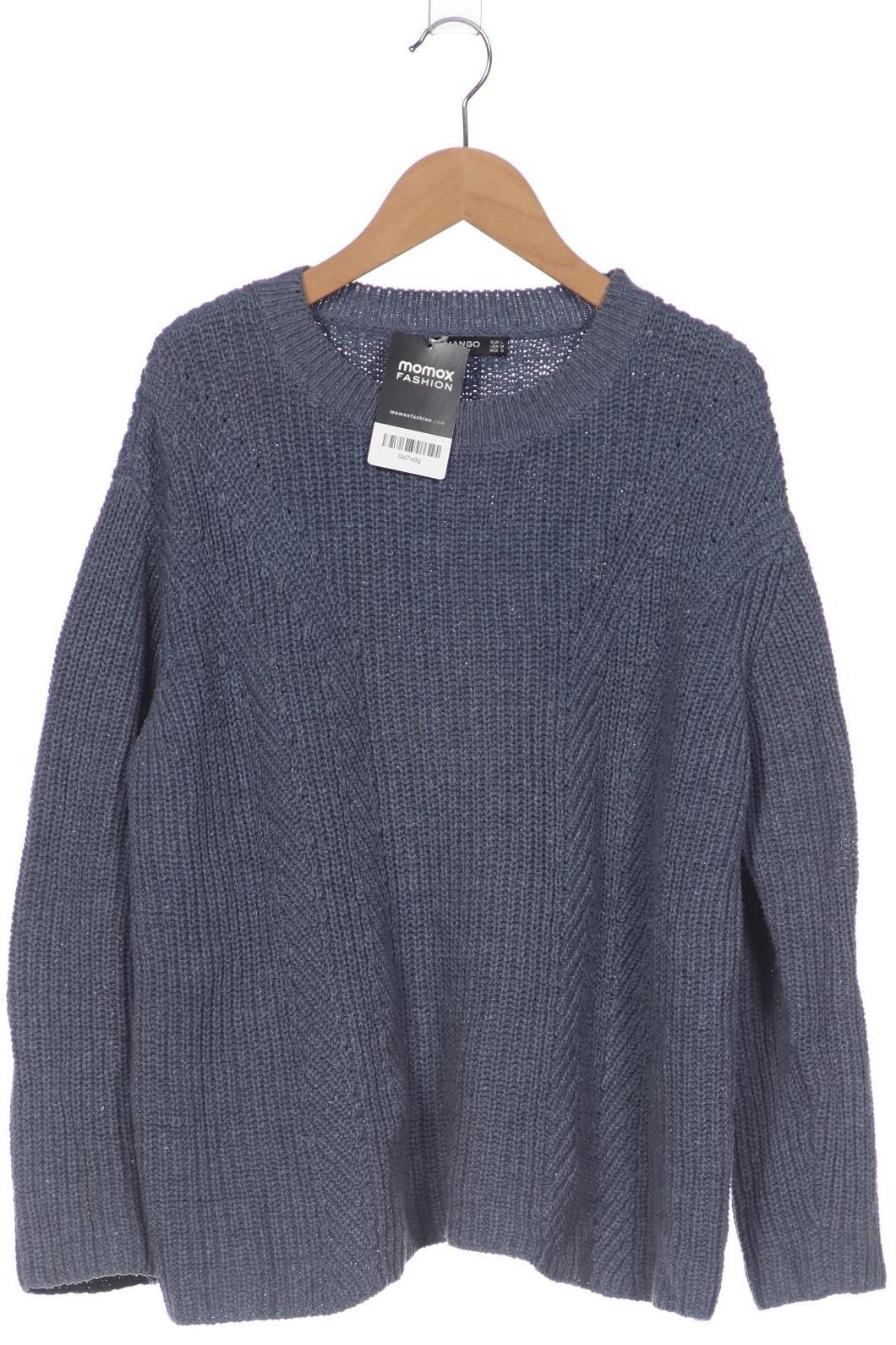 

Mango Damen Pullover, blau, Gr. 42