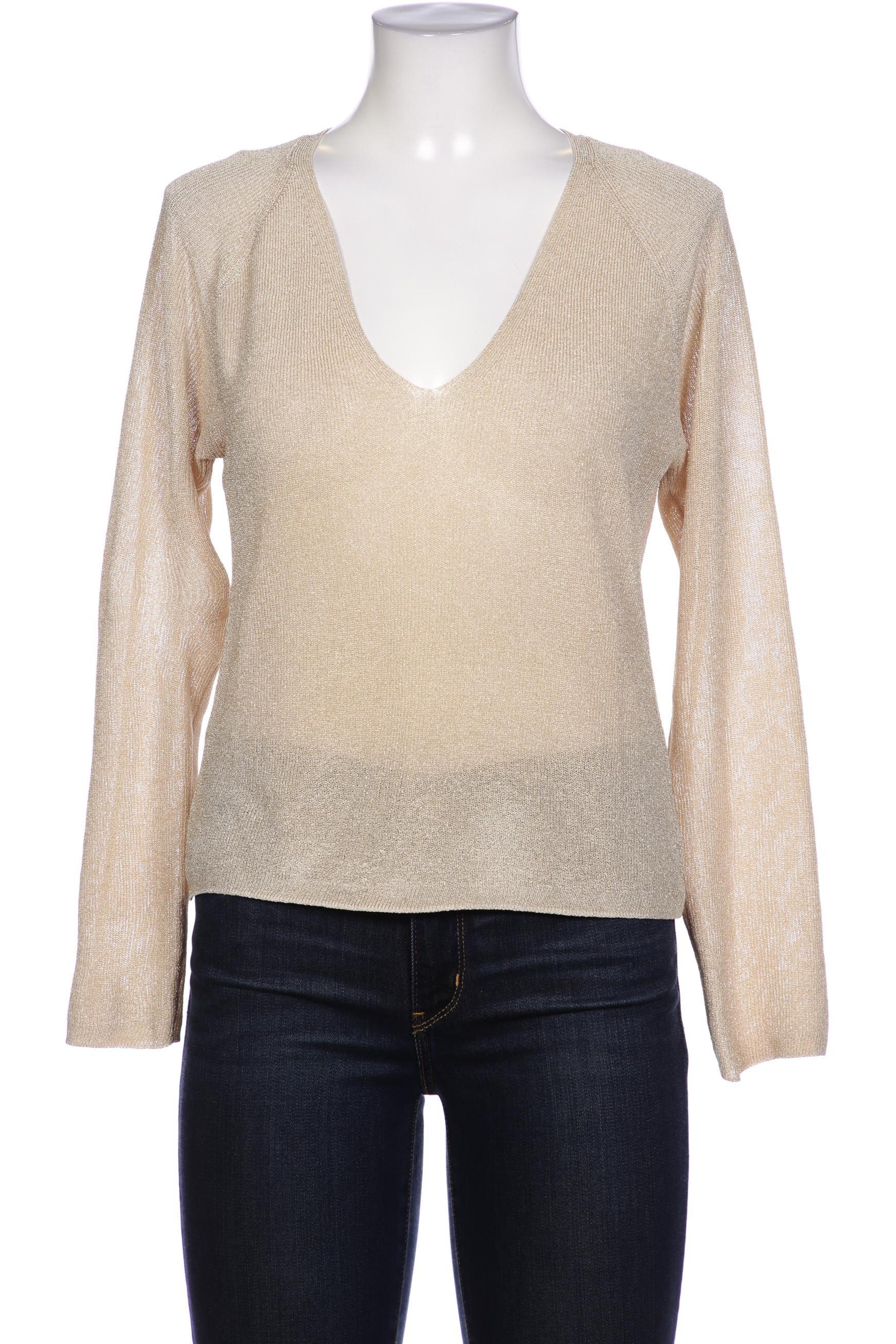 

Mango Damen Pullover, beige, Gr. 38