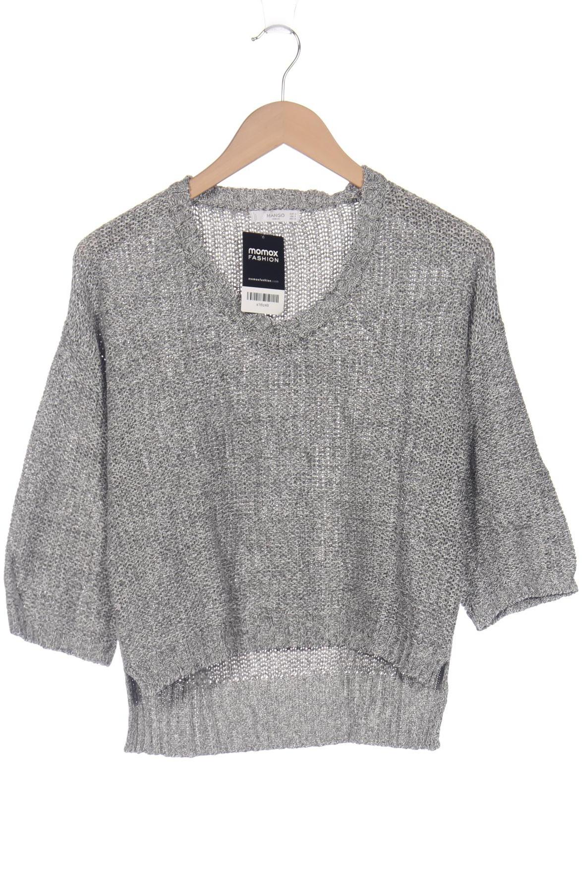 

Mango Damen Pullover, grau, Gr. 38
