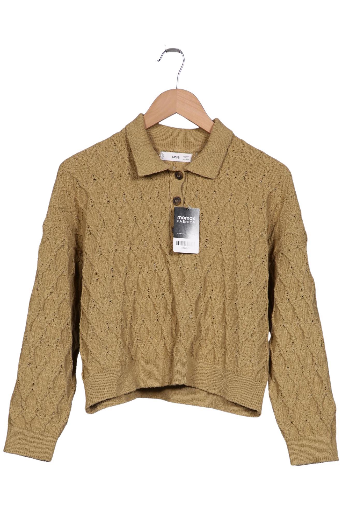 

Mango Damen Pullover, beige, Gr. 38