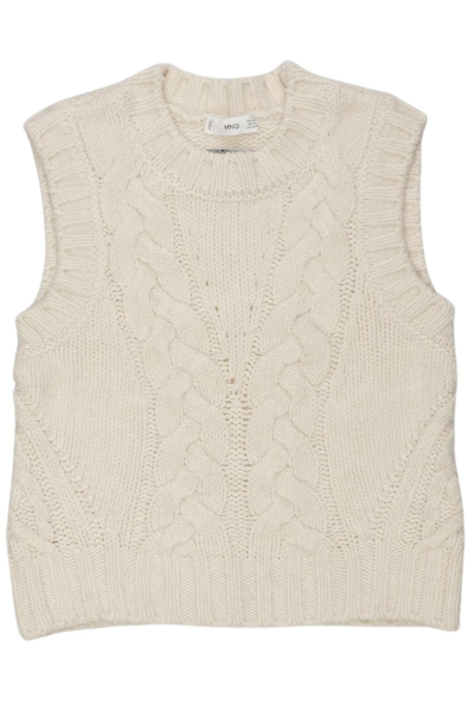 

Mango Damen Pullover, cremeweiß, Gr. 34