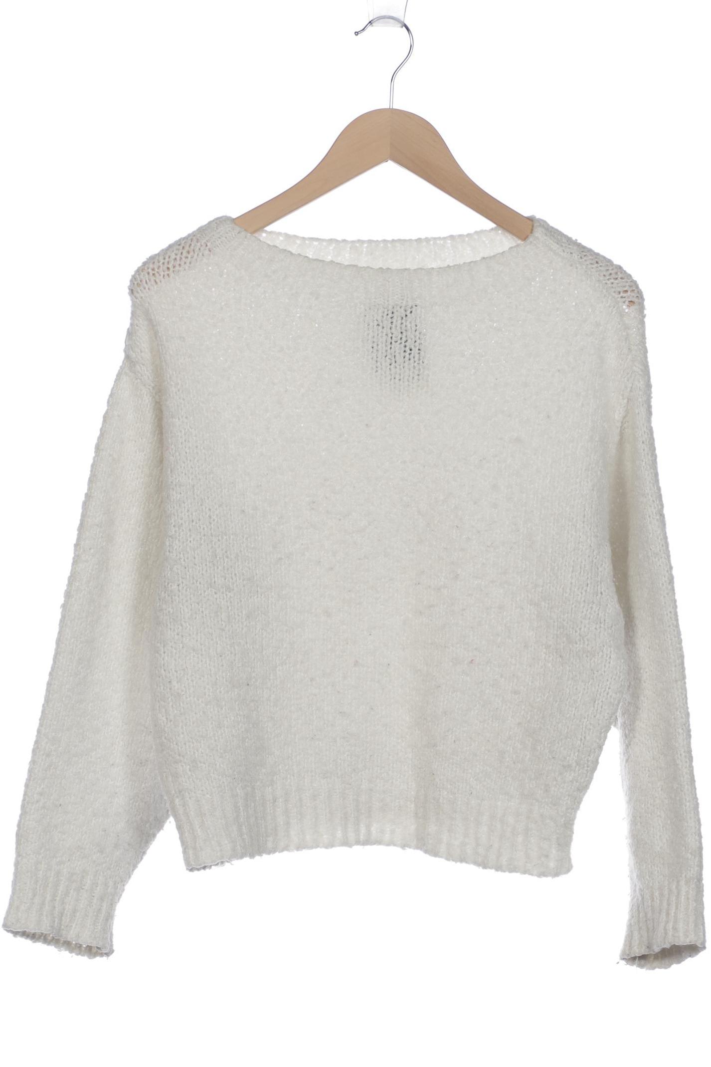 

Mango Damen Pullover, weiß, Gr. 36