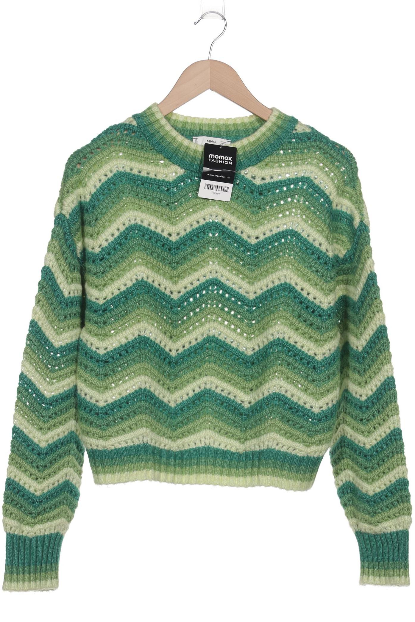 

Mango Damen Pullover, grün, Gr. 36