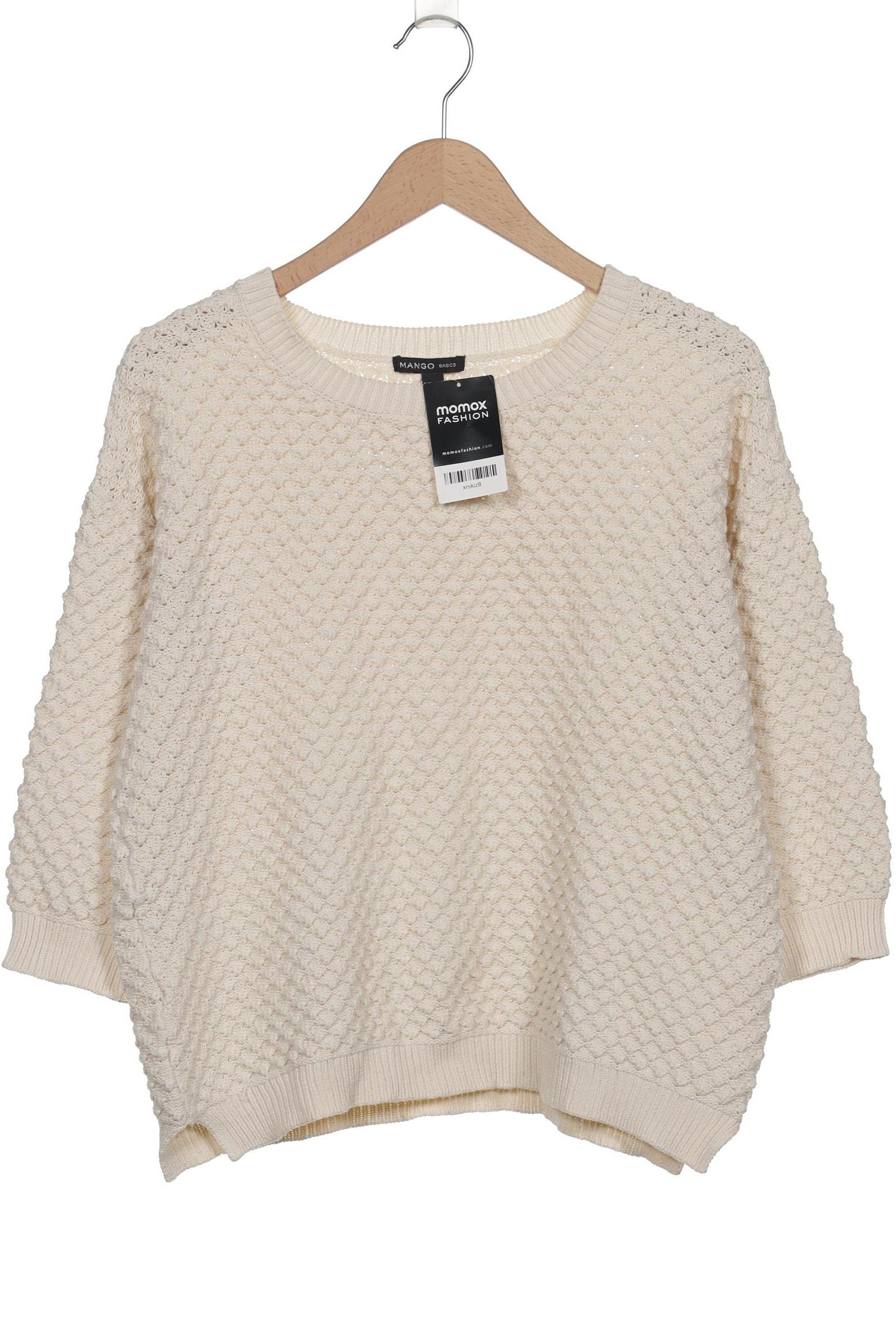 

Mango Damen Pullover, beige, Gr. 38