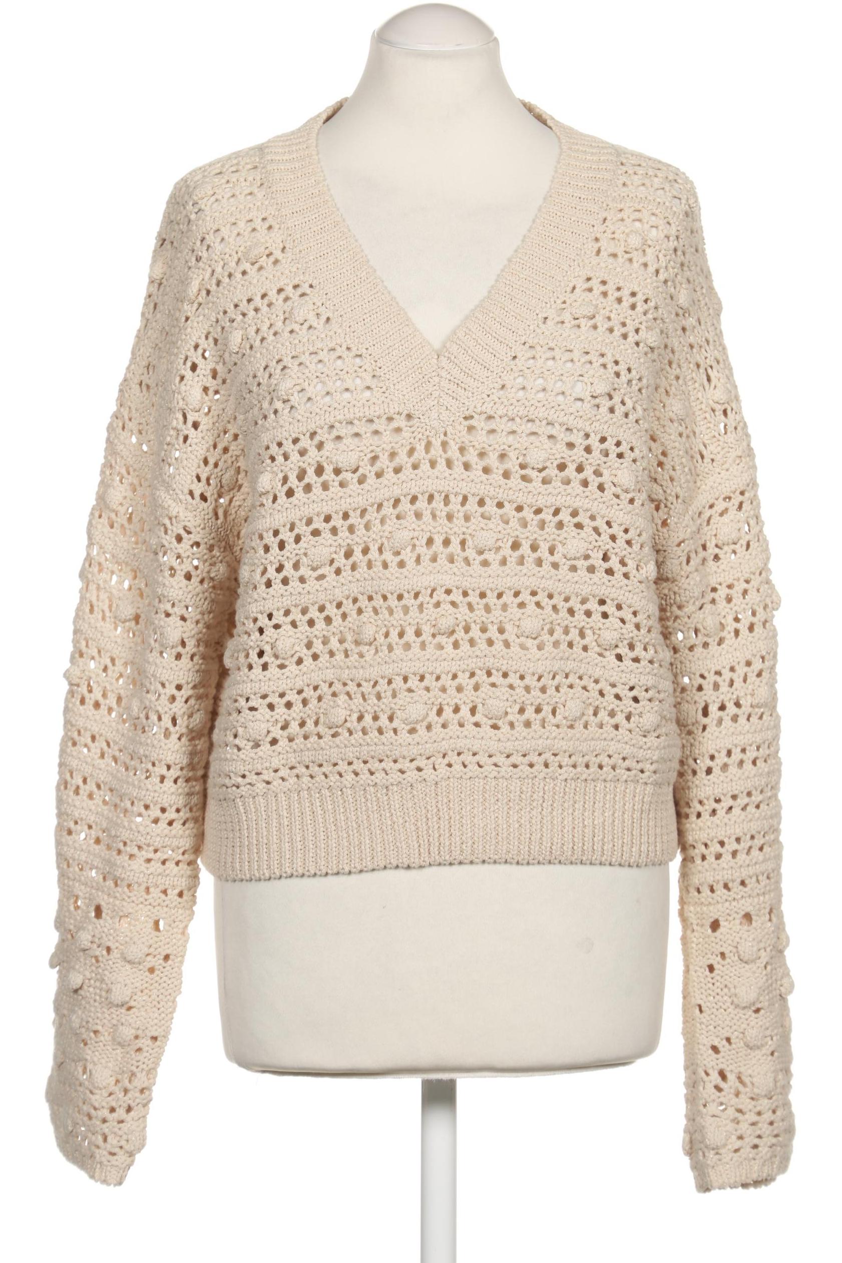 

Mango Damen Pullover, beige, Gr. 38