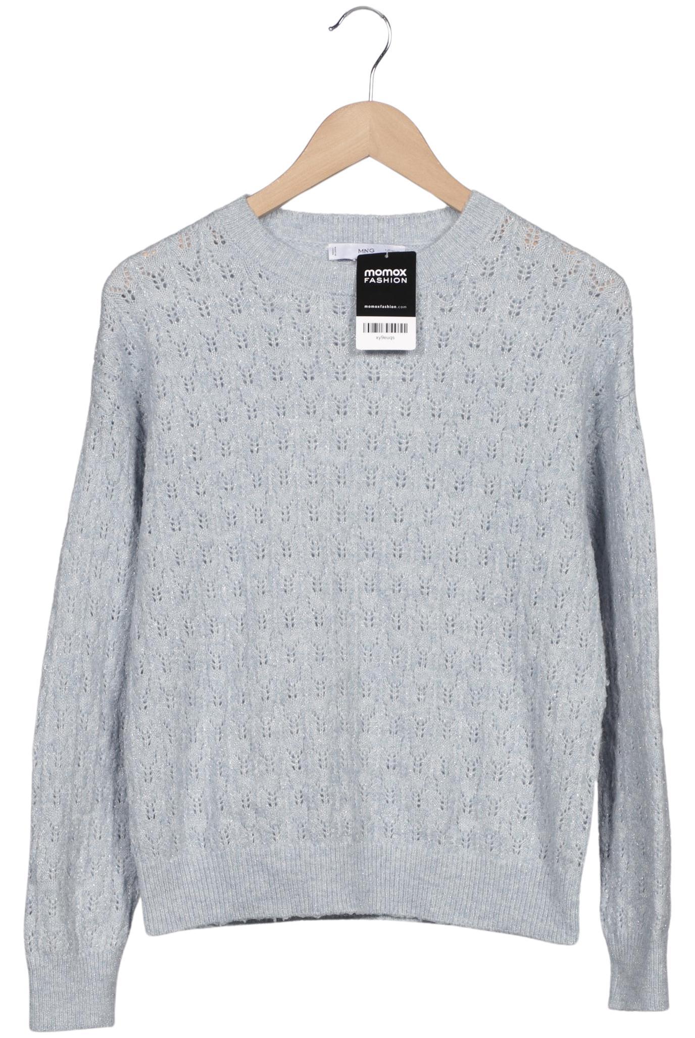 

Mango Damen Pullover, hellblau, Gr. 38